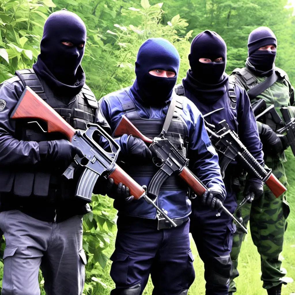 бандиты в балаклавах и с оружием захватили село в белгородской области россии