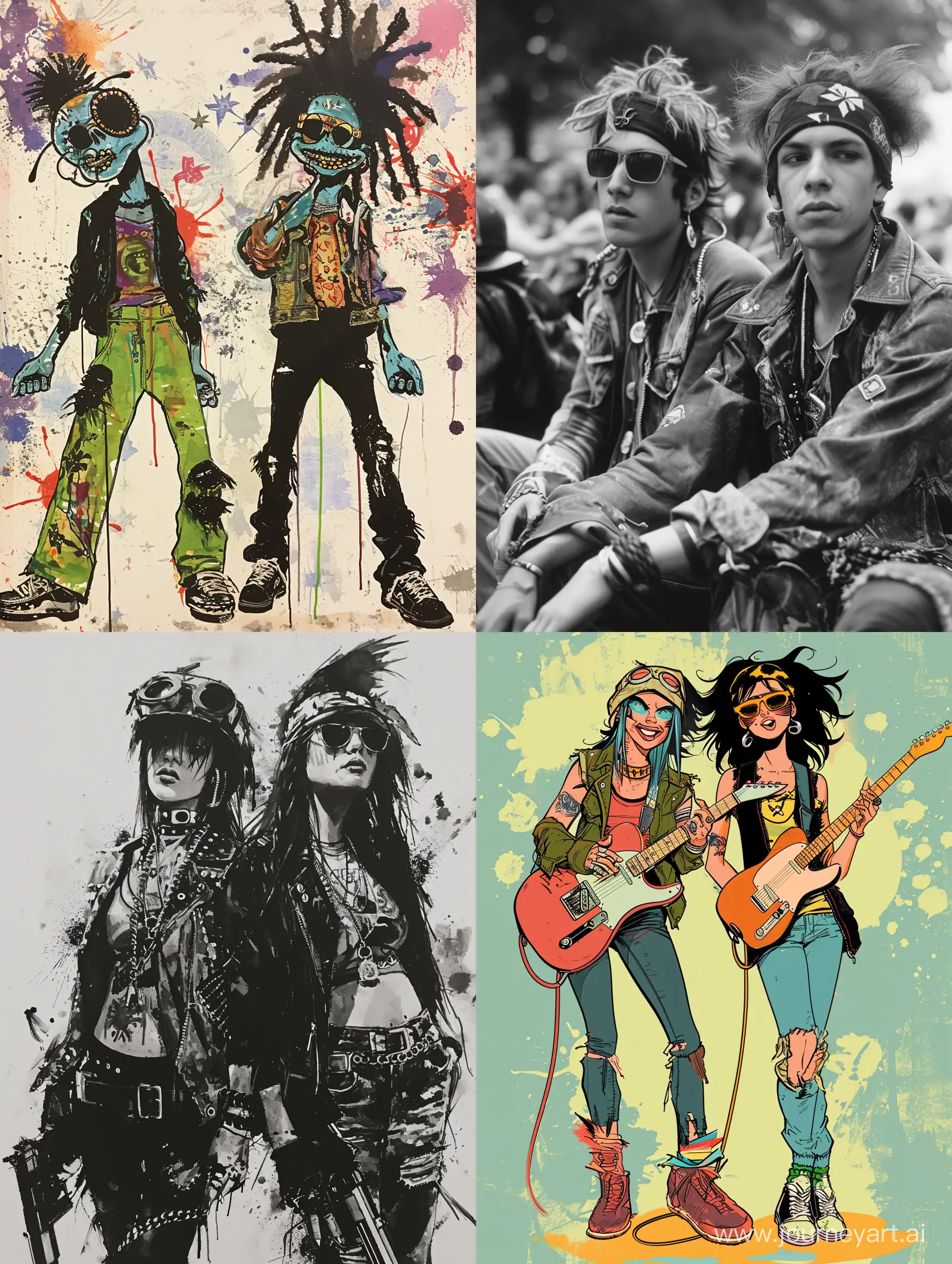 Eclectic-Punk-and-Hippie-Fusion-Art