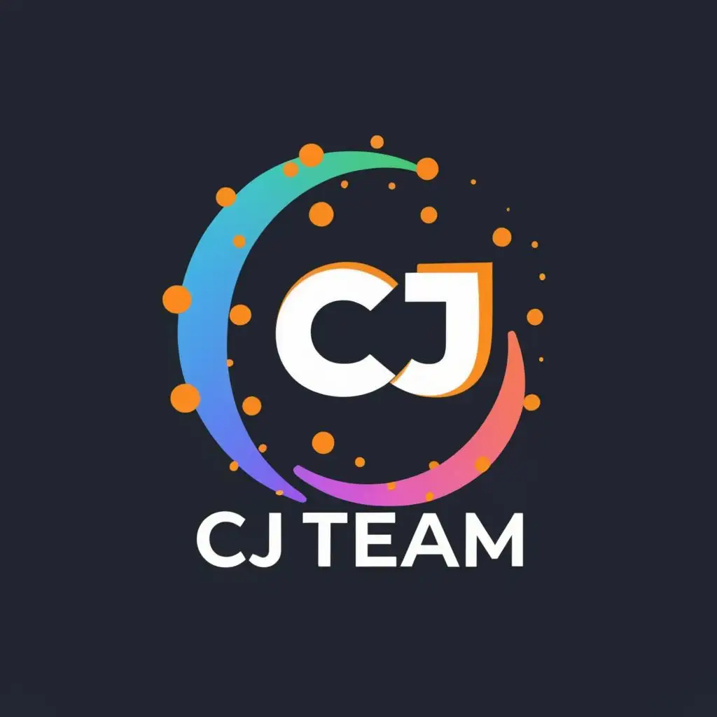 logo, photography, with the text "cj team", typography, be used in Technology industry