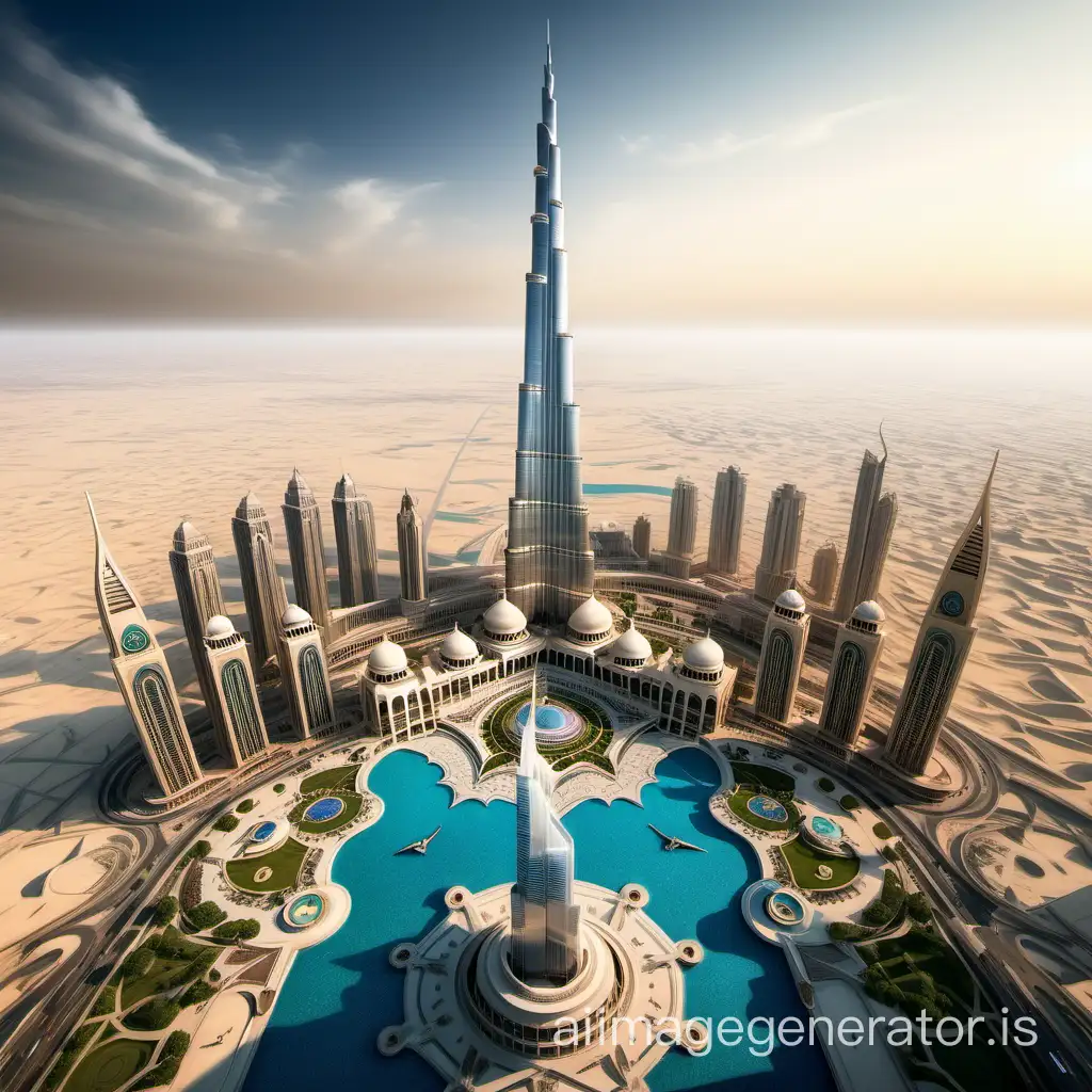 Burj Khalifa (Dubai) | Depth Effect - Wallpapers Central