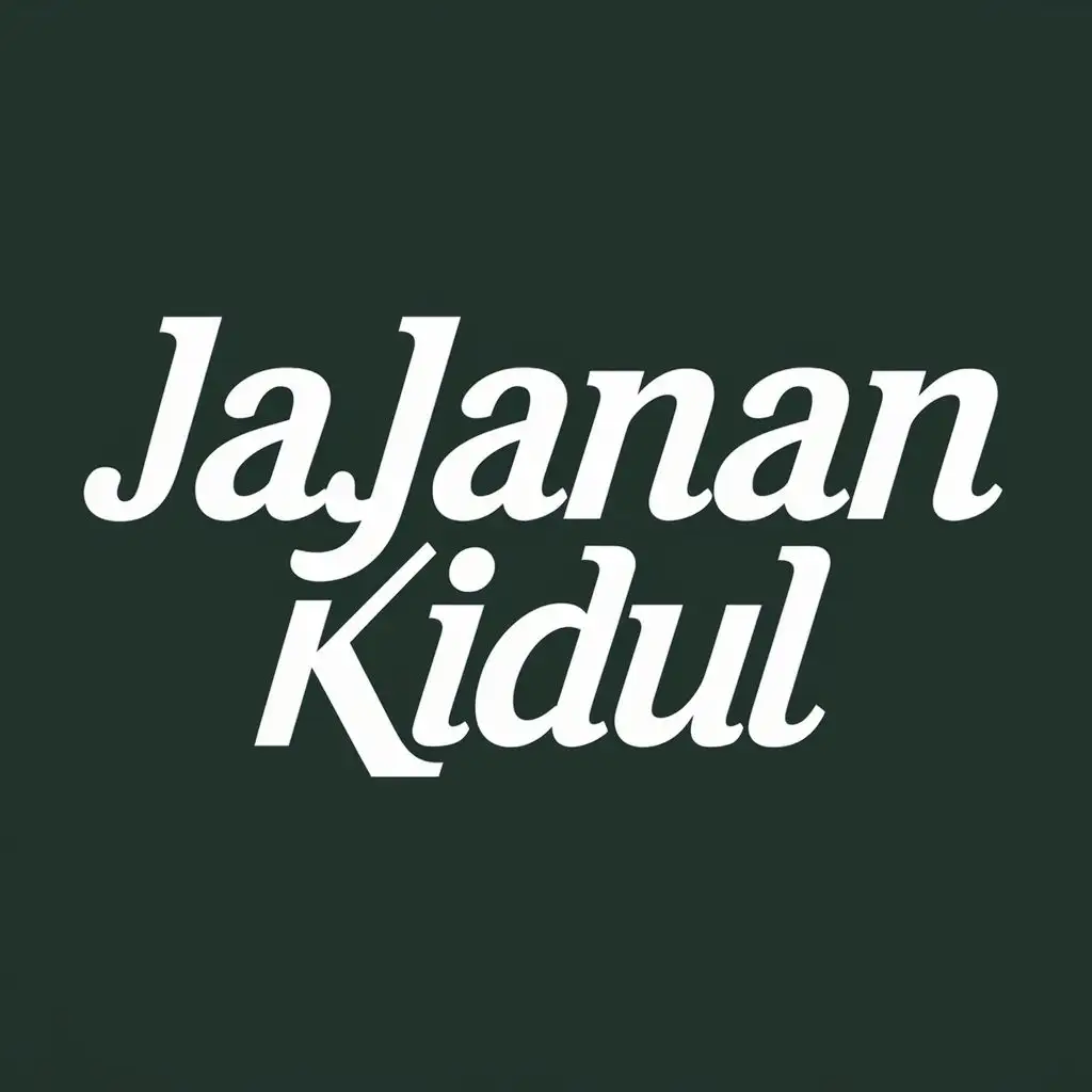 logo, FOOD, with the text "JAJANAN KIDUL", typography
