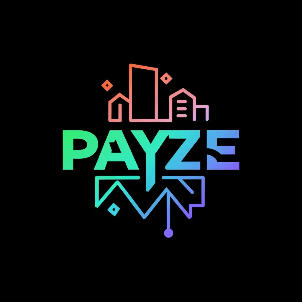 a logo design,with the text "payze", main symbol:street wear the cene of the street,complex,clear background