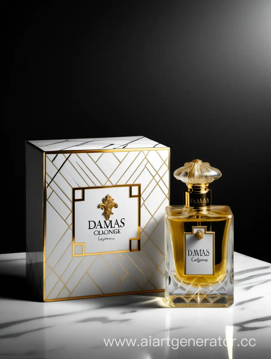 Luxurious-Damas-Cologne-Display-in-BaroqueInspired-Setting