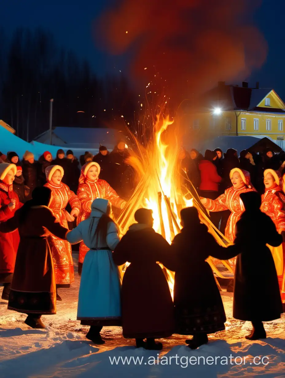 Traditional-Russian-Maslenitsa-Night-Celebration-with-Circle-Dance