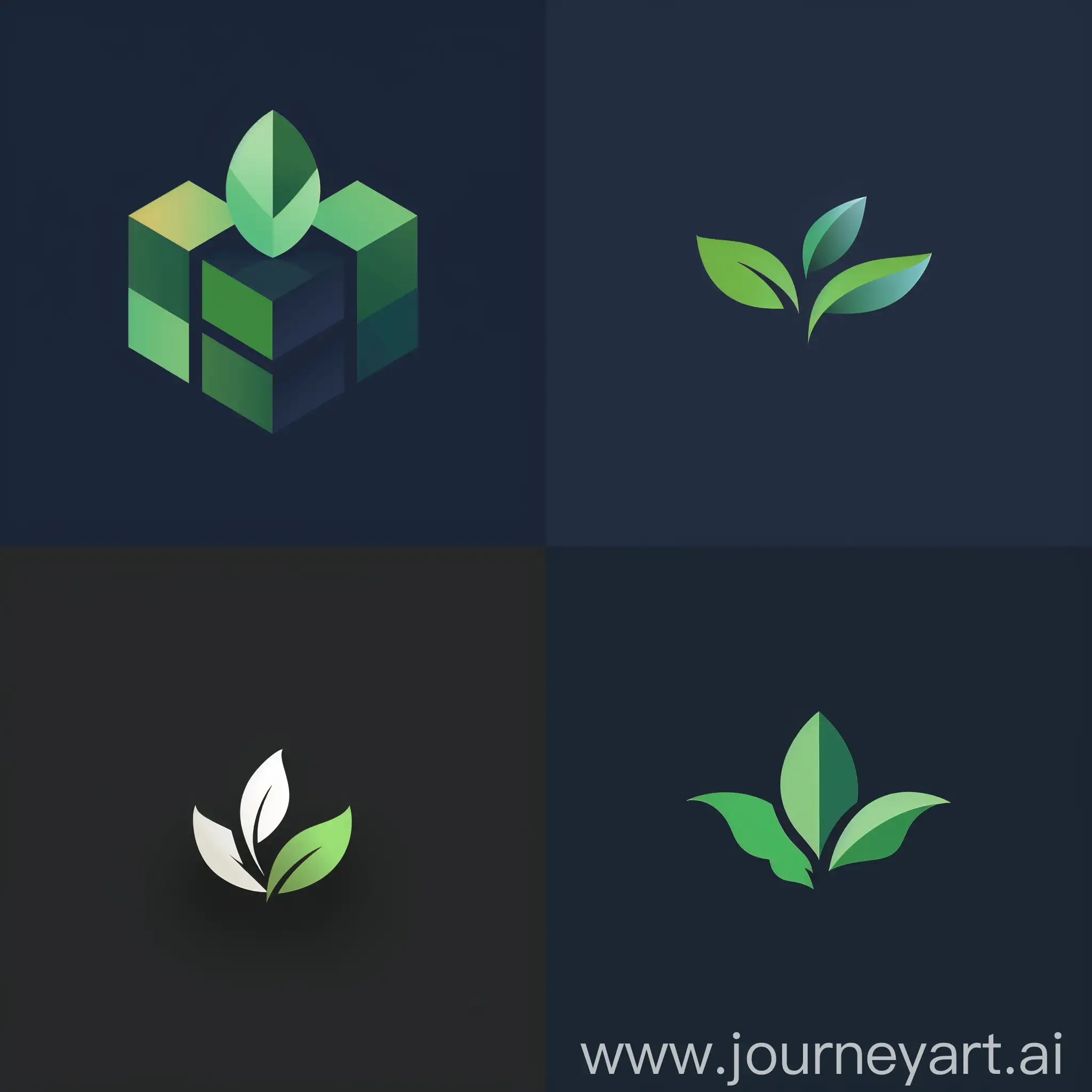 minimalist and sleak company logo for a technology company focused on environmental consercation