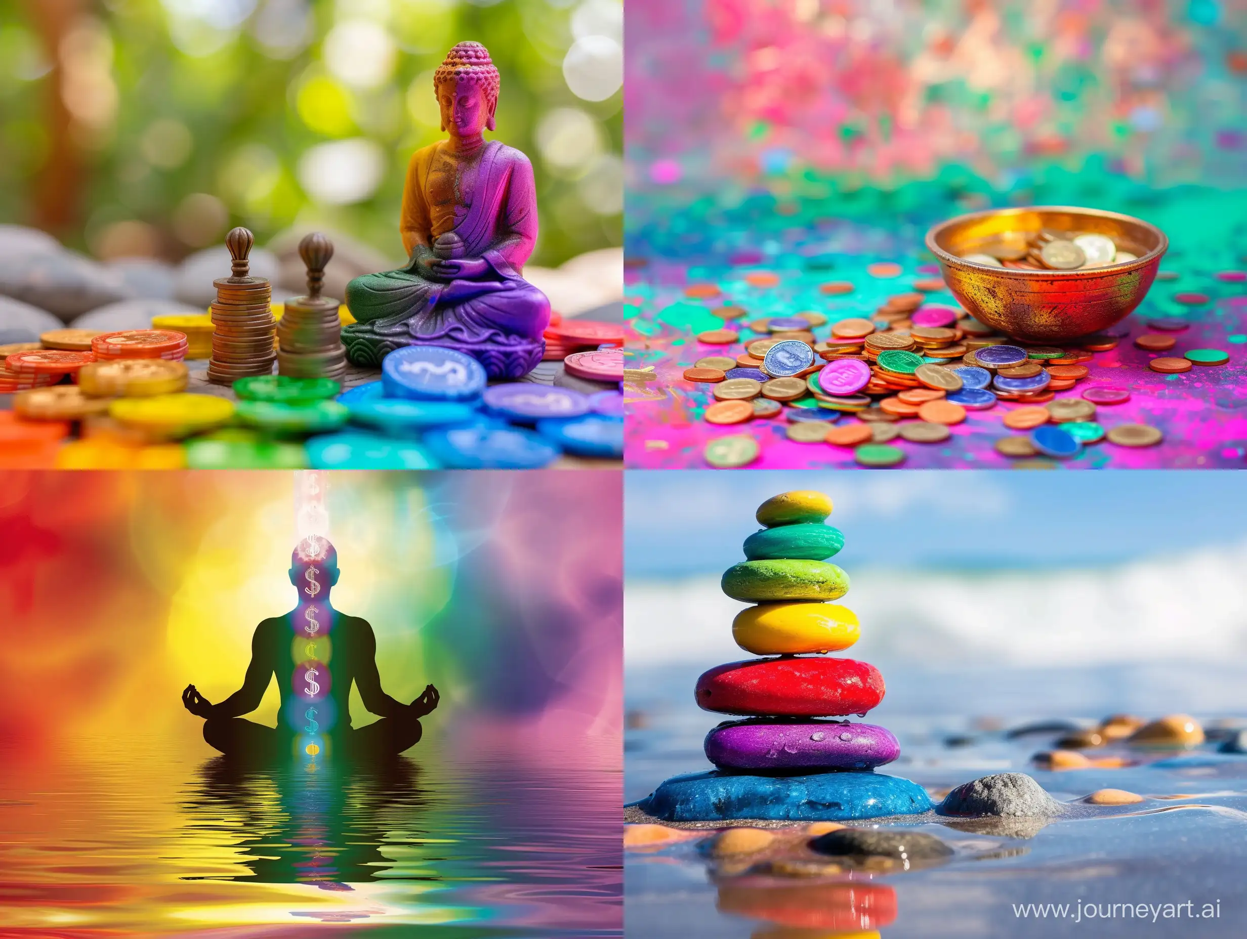 Медитация на привлечение денег и успеха красивые цвета