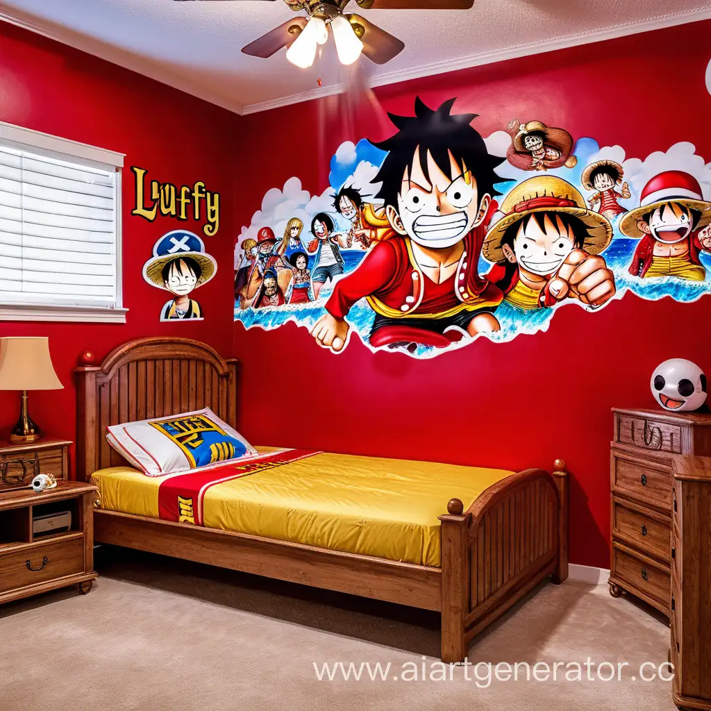Luffy themed room