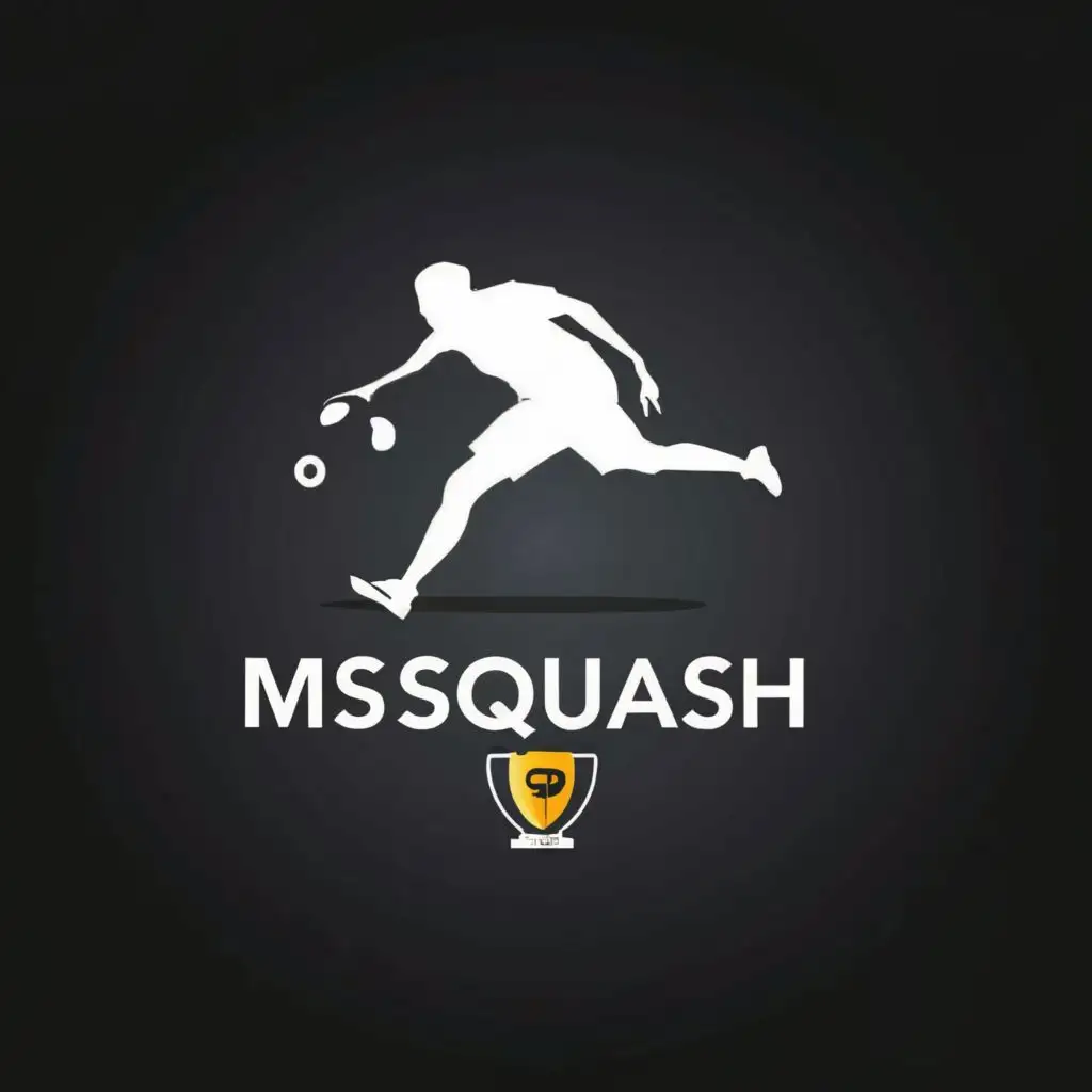 LOGO-Design-For-MSQUASH-Dynamic-Tournament-and-Academy-Apparel-with-SportThemed-Elements