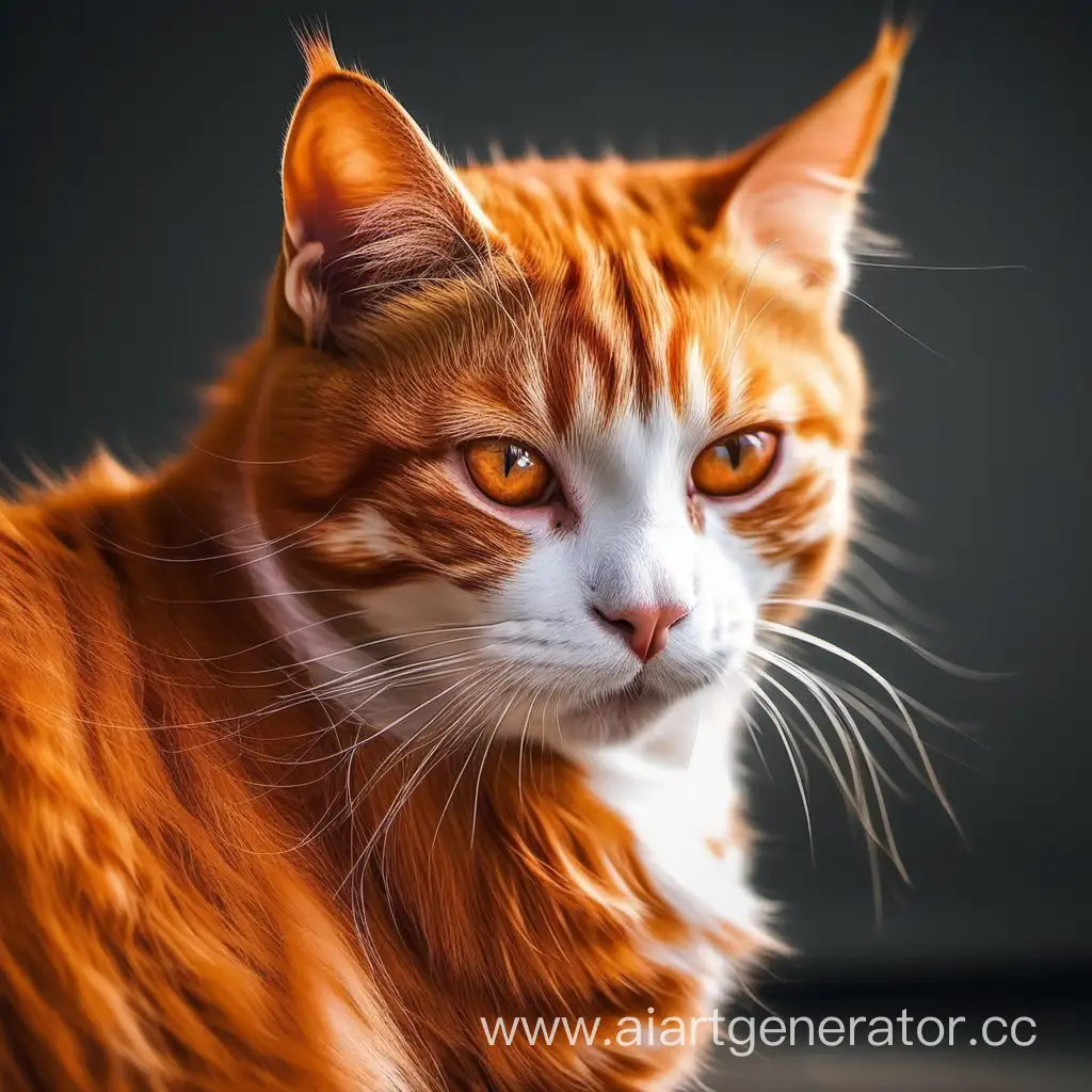 Stunning-Red-Cat-with-Bright-Green-Eyes-in-Natural-Setting