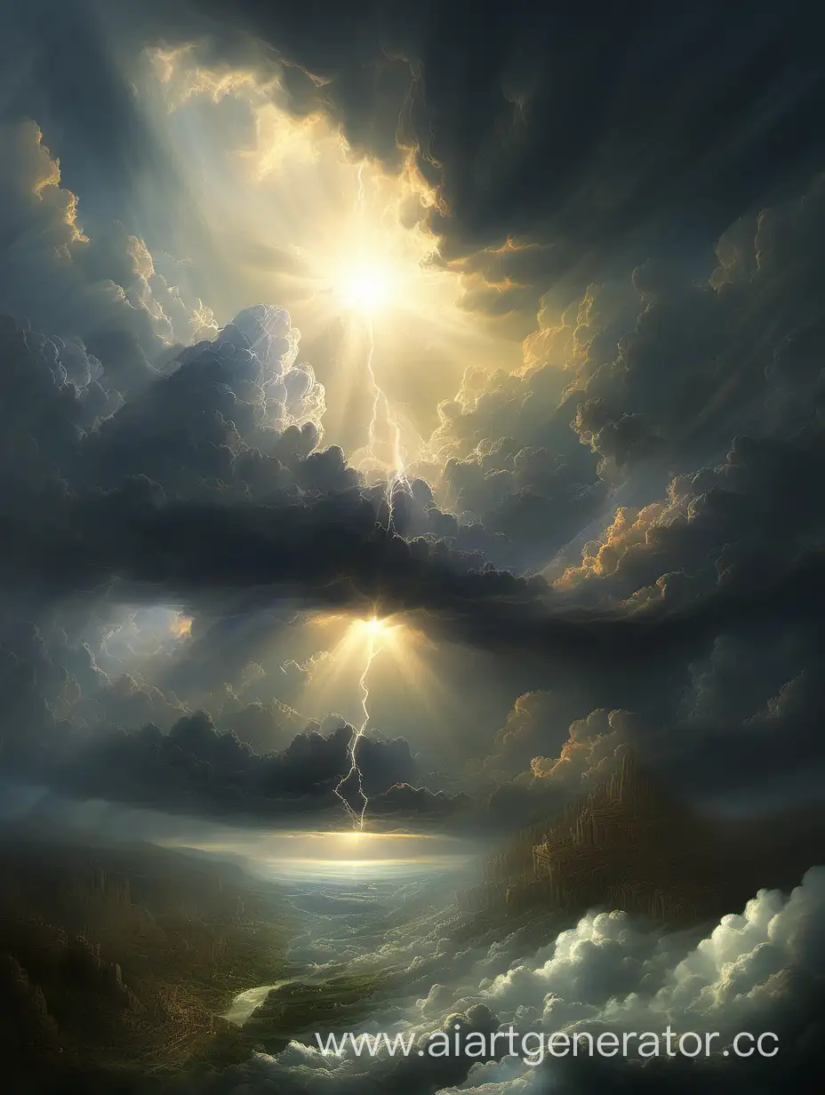 Mystical-Stormscape-Beautiful-Clouds-and-Sun-Rays-in-Surreal-Fantasy-Landscape