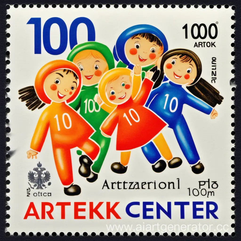 Commemorative-Stamp-Celebrating-100-Years-of-Artek-International-Childrens-Center