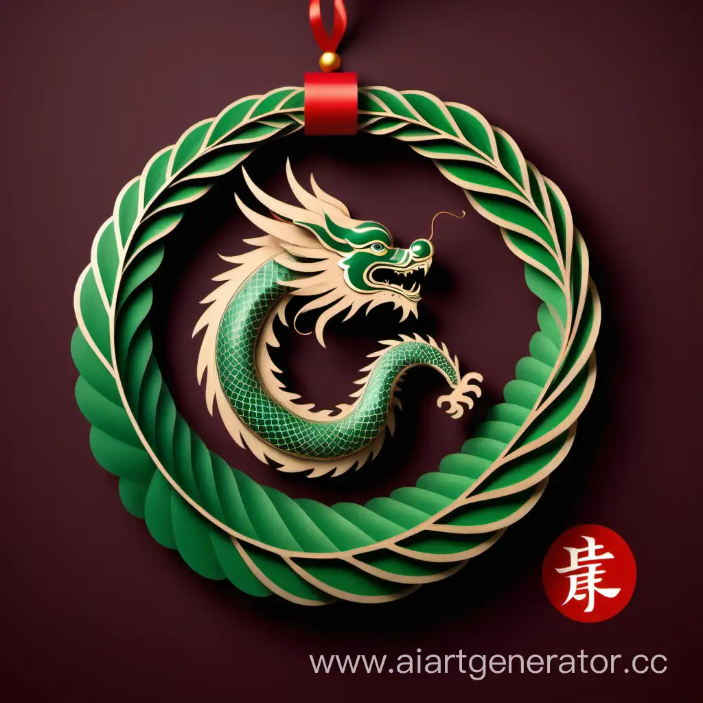 Celebrate-Chinese-New-Year-with-the-Green-Wooden-Dragon-and-Mbius-Strip-Leaf