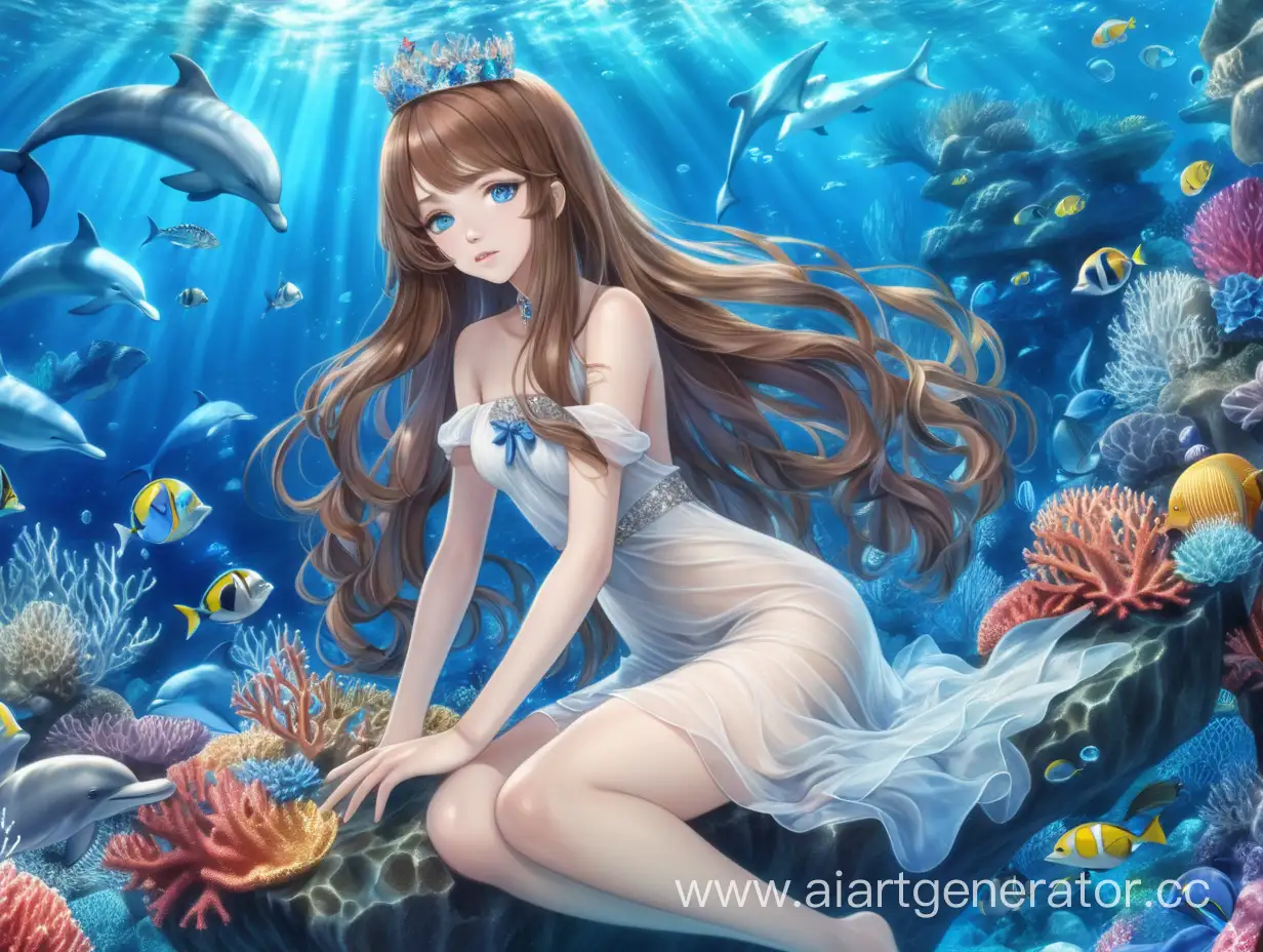 Enchanting-Underwater-Scene-with-Anime-Girl-Amidst-Colorful-Marine-Life