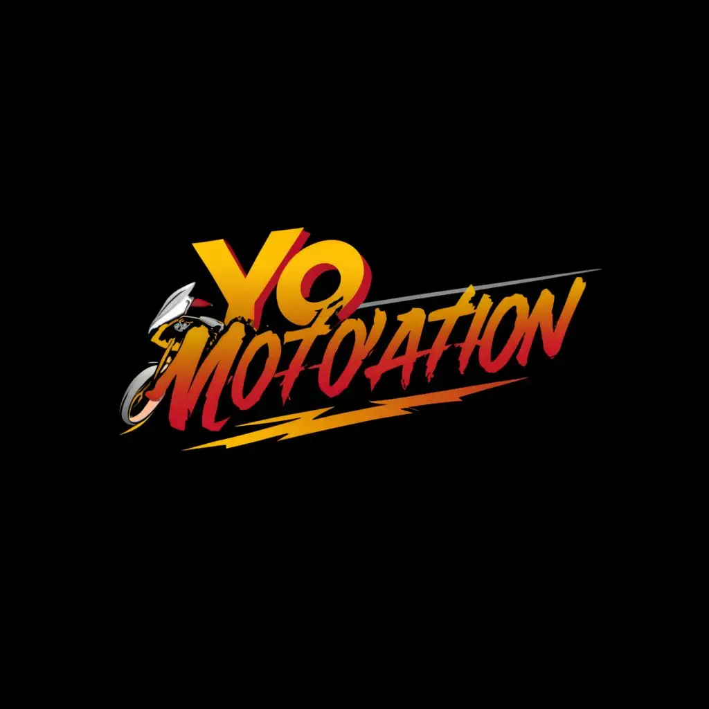 a logo design,with the text "Yo Motovation", main symbol:Motovation,Moderate,be used in Entertainment industry,clear background
text color should be grey and black
