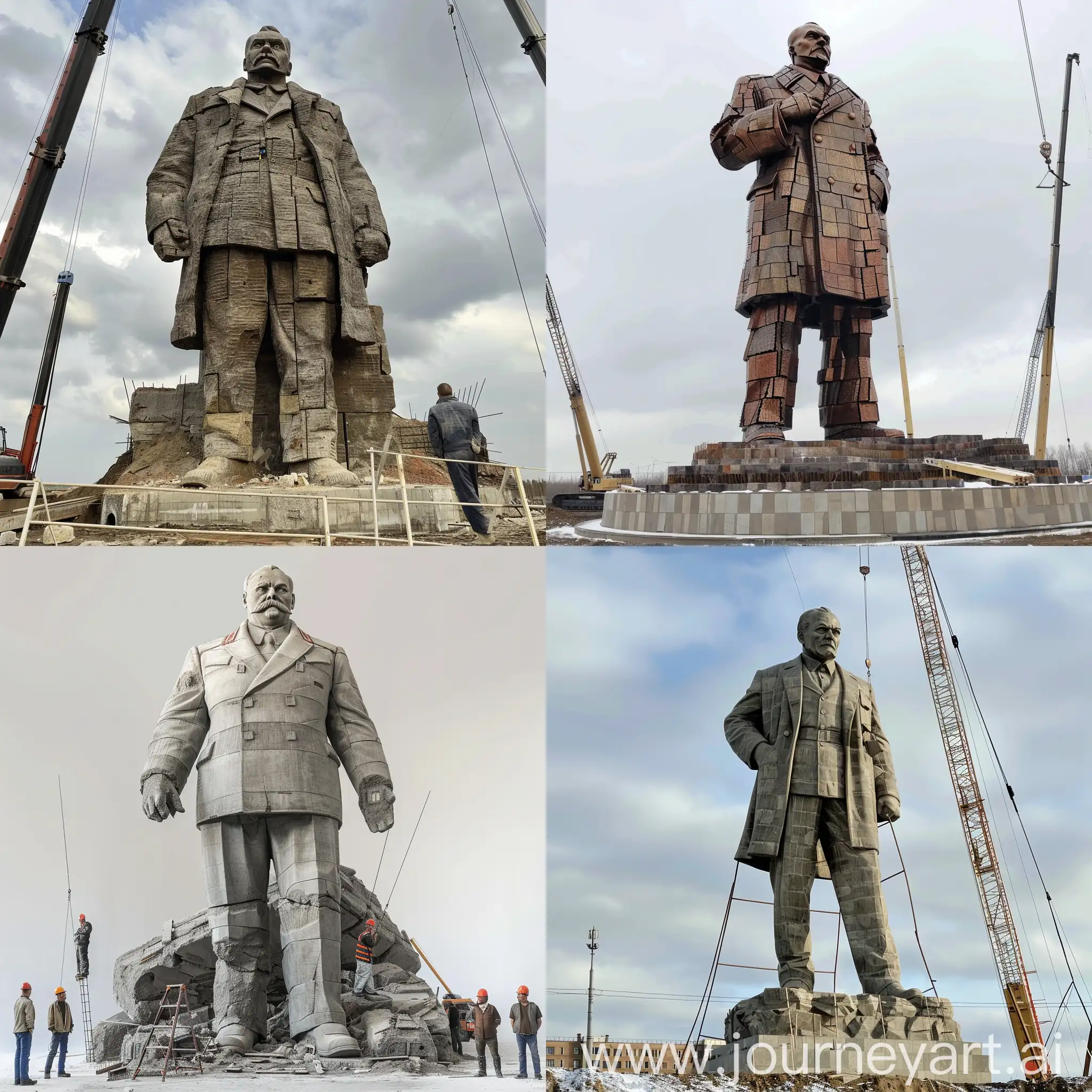 Evolution-of-Lenin-Statue-Construction-10-Transformative-Phases
