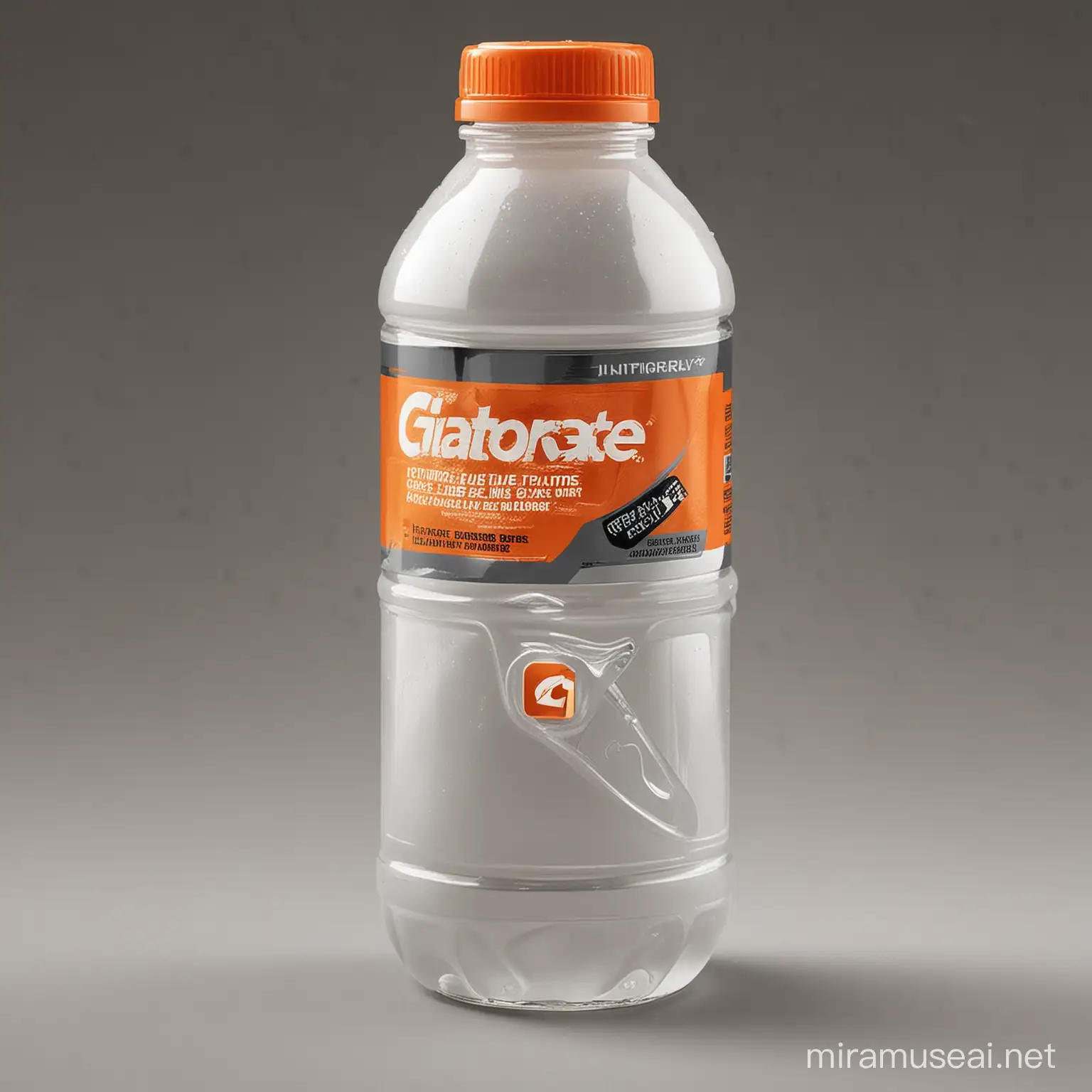 Athlete Holding Gatorade Creatine Bottle with Rapper