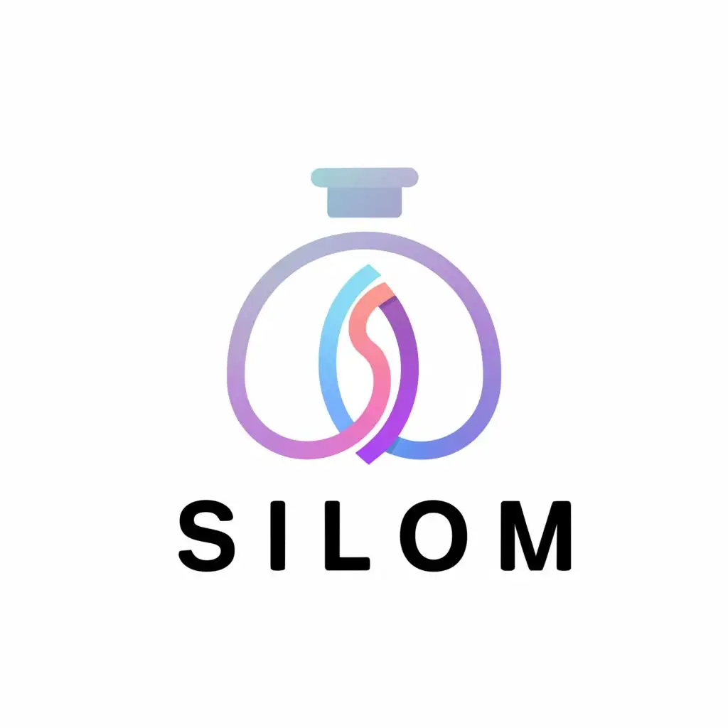 a logo design,with the text "Silom", main symbol:fragrance, perfume, monogram, color spectrum,Moderate,be used in Retail industry,clear background