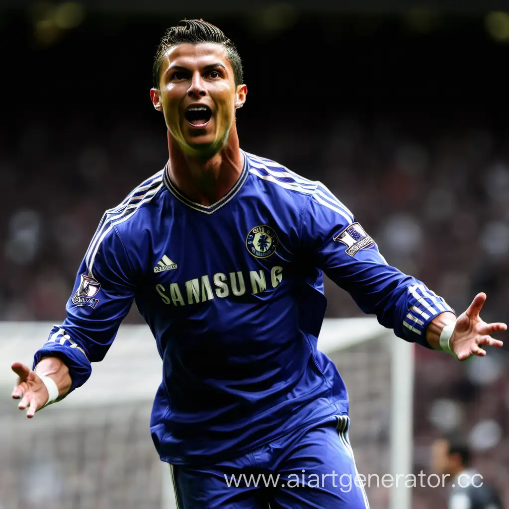 Cristiano-Ronaldo-Celebrates-Premier-League-Victory-with-Chelsea
