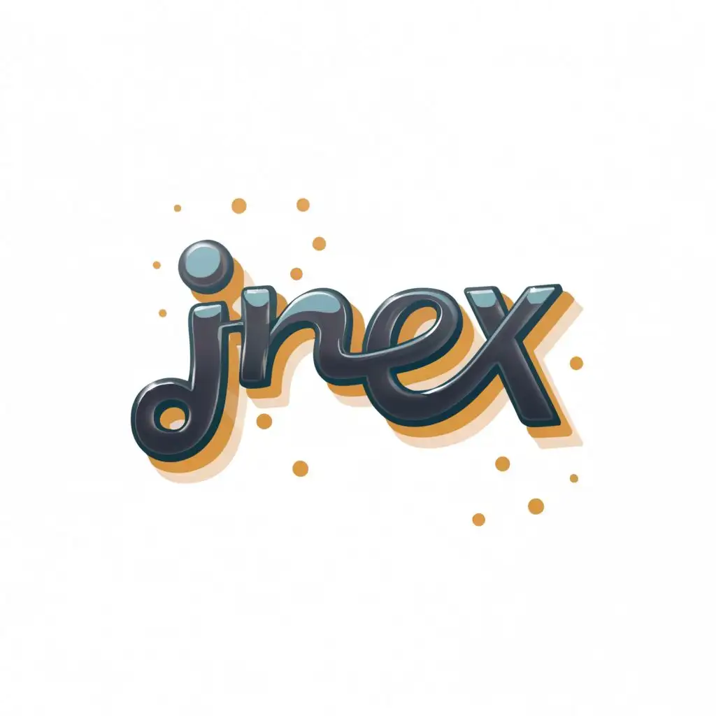 logo, typography, laterized, with the text "J- NEX", typography