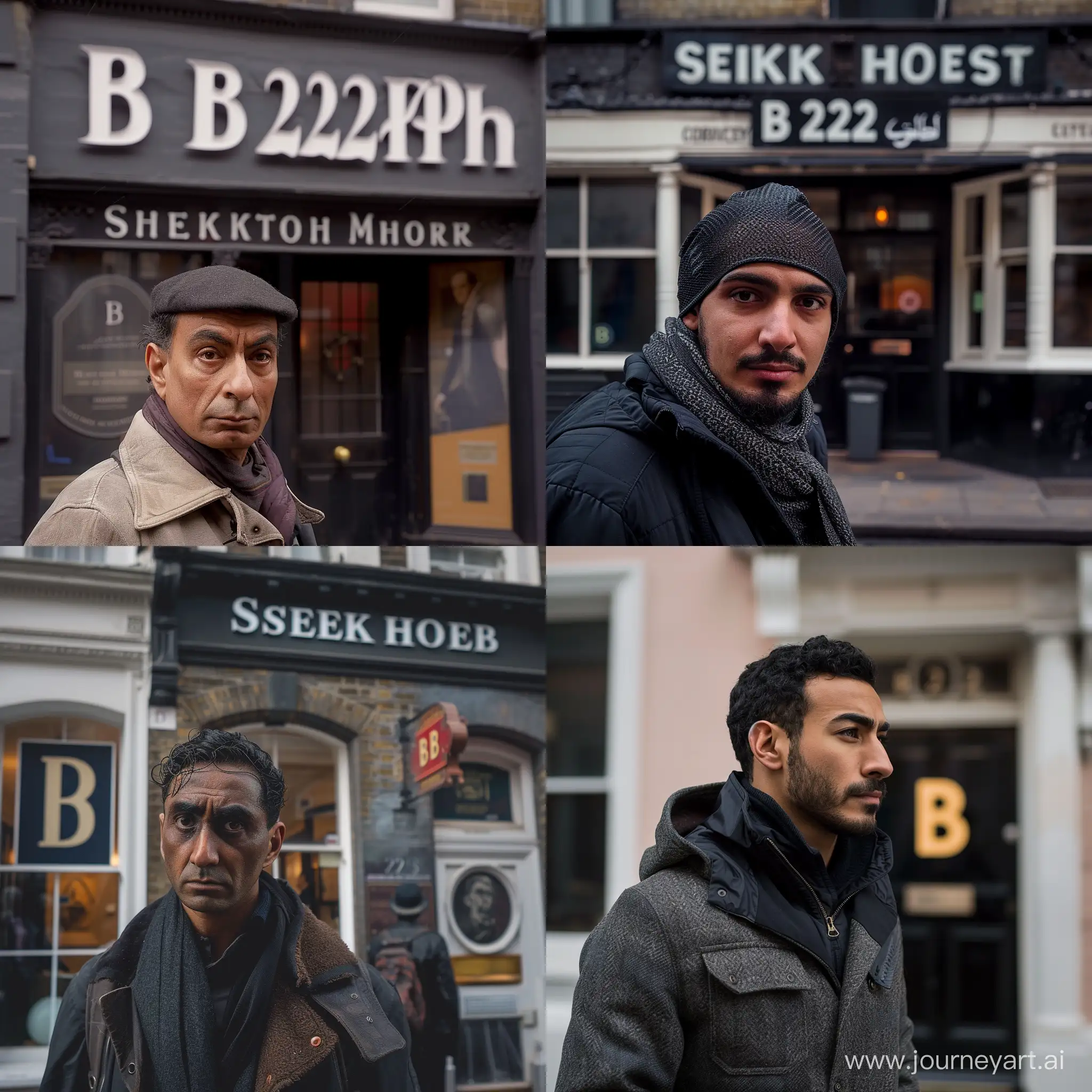 Gulf-Man-Visiting-Sherlock-Holmes-Museum-on-Baker-Street-London