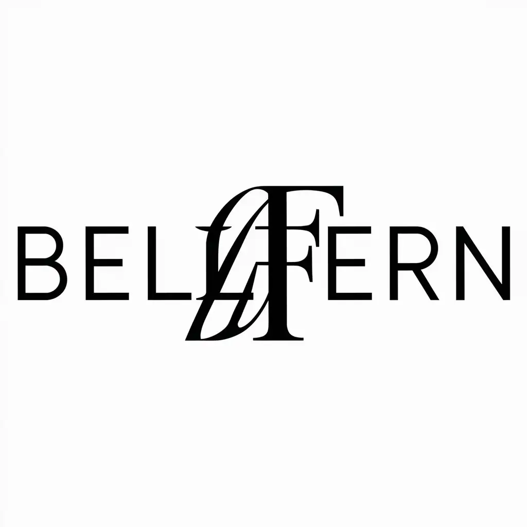 Minimalist BellFern Logo Design