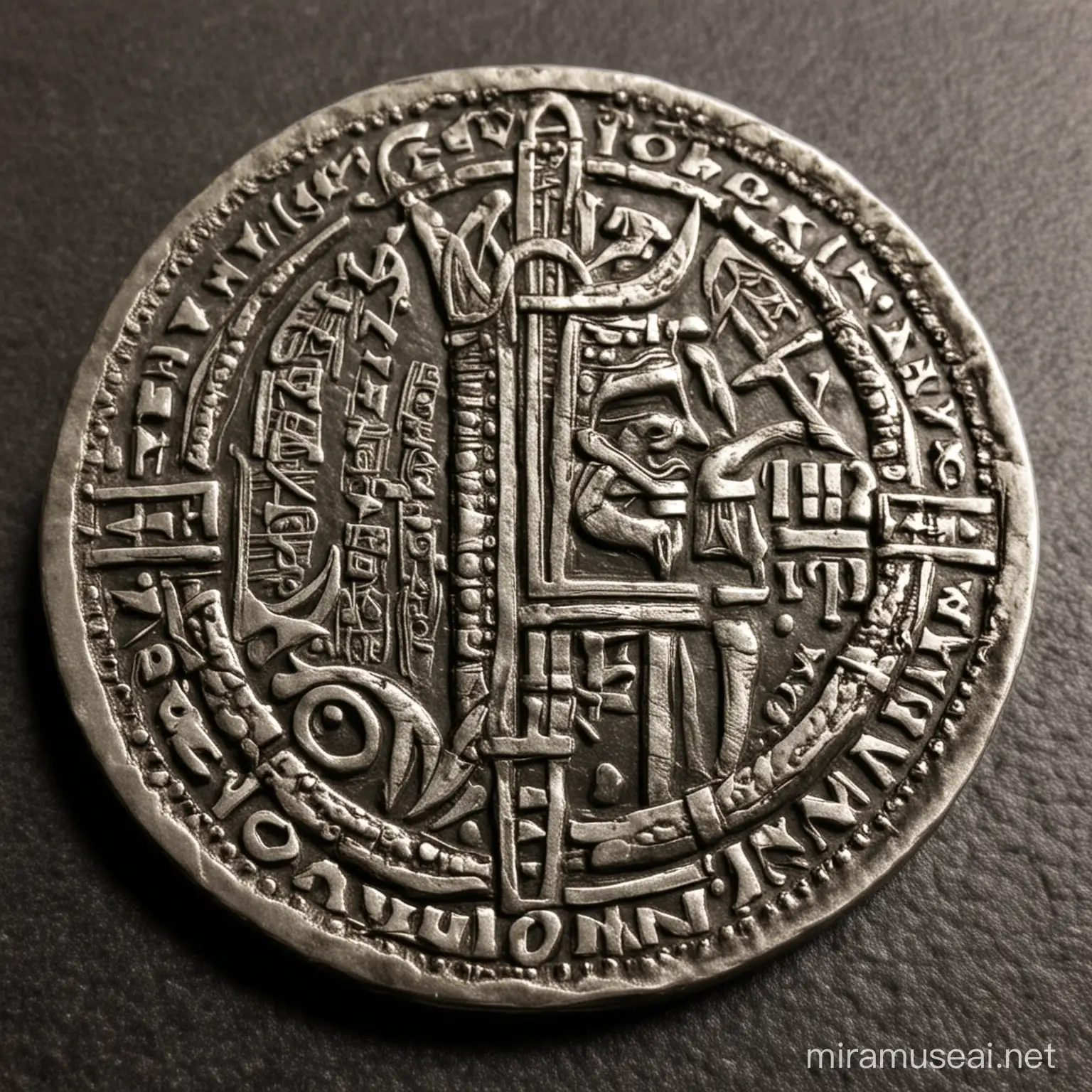 Vikings Trading for Treasure A Coin Exchange Scene