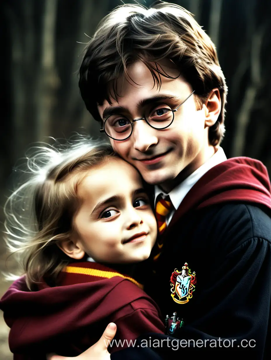 Magical-Moments-Harry-Potter-Spreading-Joy-with-Hugs-and-Kisses-Among-Children