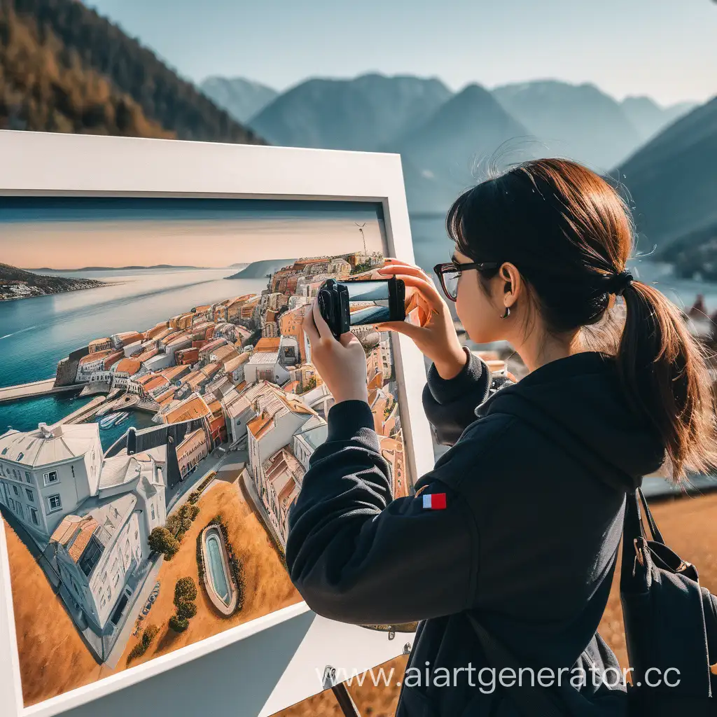 Girl-with-Glasses-Capturing-Scenic-Photos