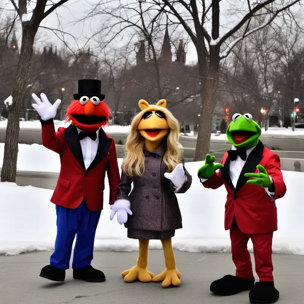 Joyful Winter Serenade by Singing Muppets in Ottawa