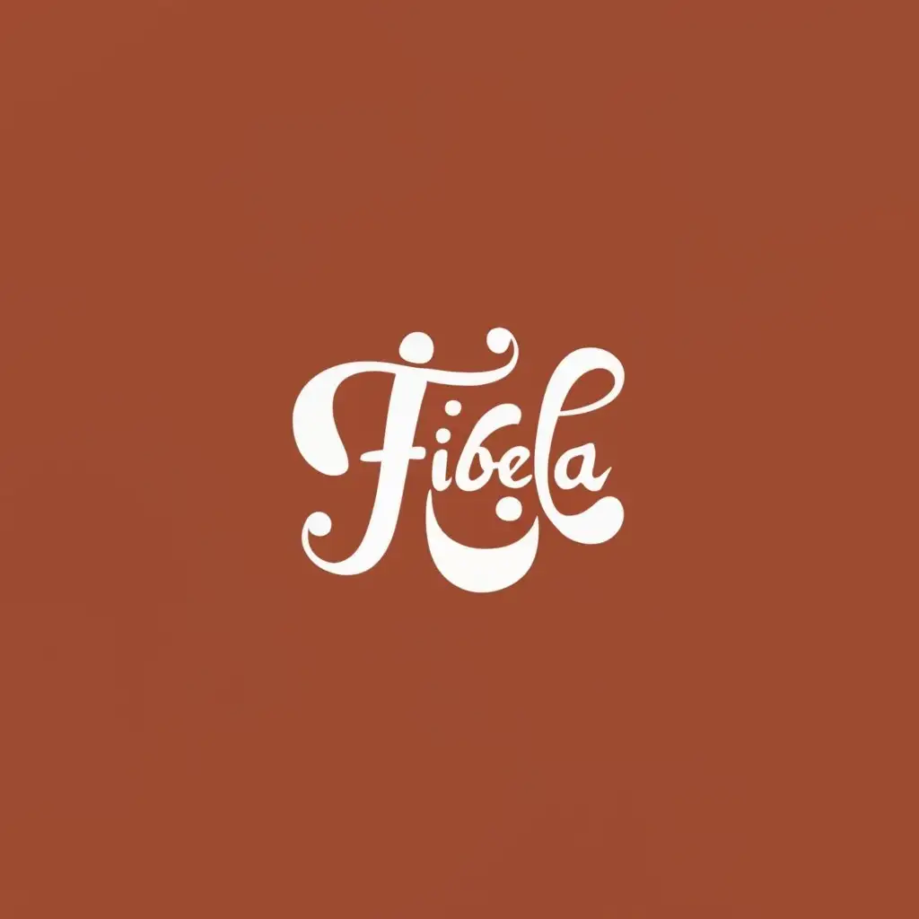 logo, fancy, with the text "Fibela", typography, be used in Legal industry