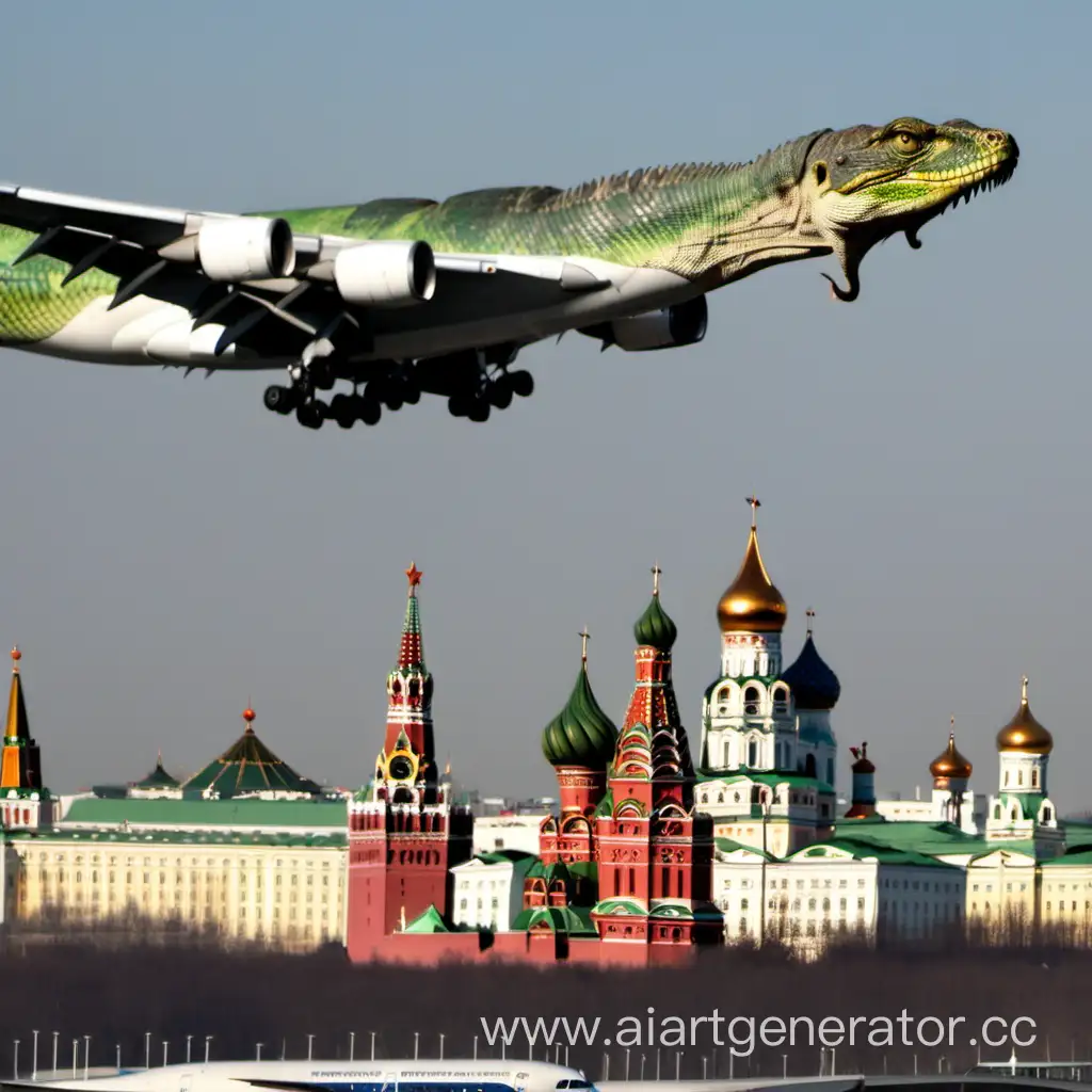 Airborne-Reptilian-Spreading-COVID19-Virus-over-Moscow