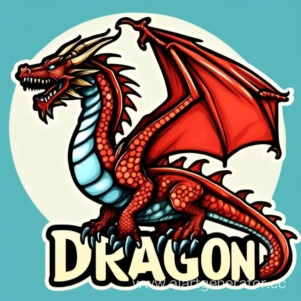 Аватар для телеграмм канала по продаже товаров с названием DRAGON