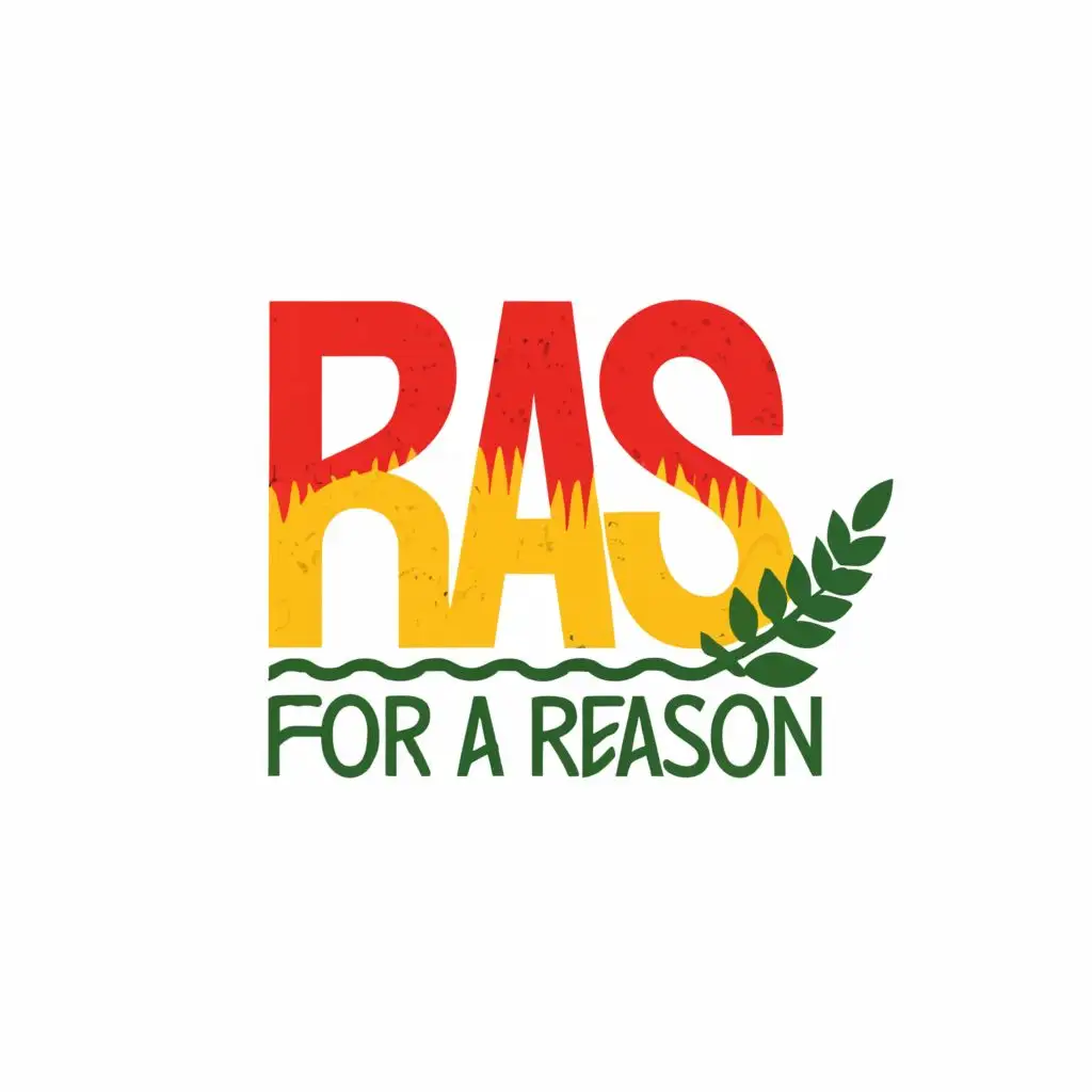 a logo design,with the text "Ras For A Reason", main symbol:reggae,Moderate,clear background