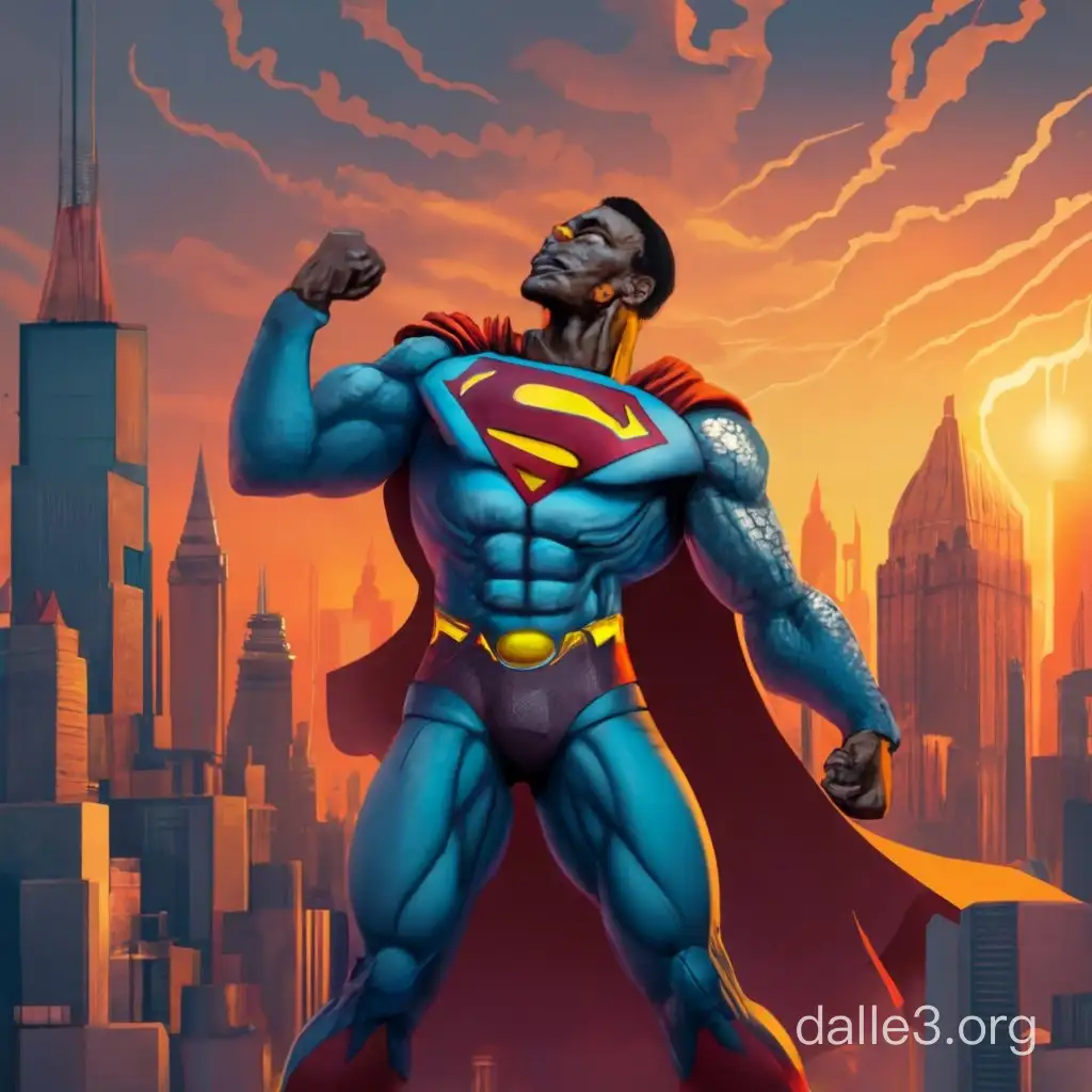 Black Superman- Eclipse 