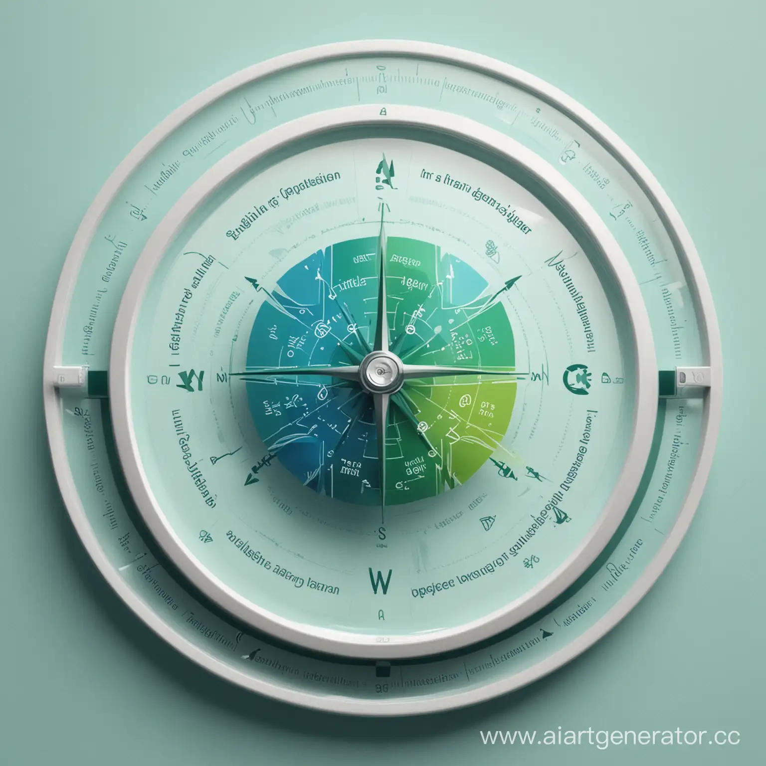 Calm-and-Growth-Interactive-Globe-Application-Design-with-Compass-Navigation