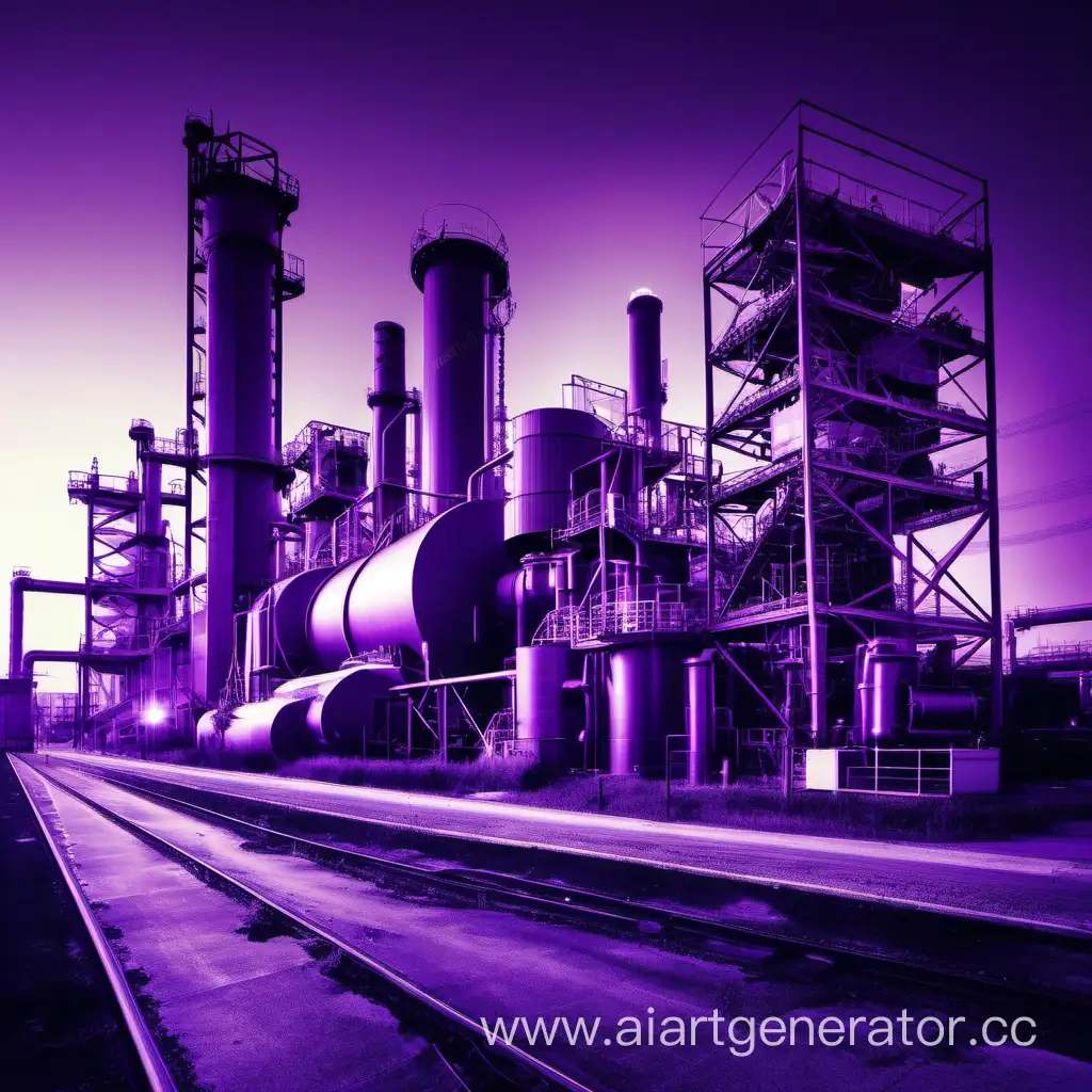 Industrial-Cityscape-in-Radiant-Purple-Hue