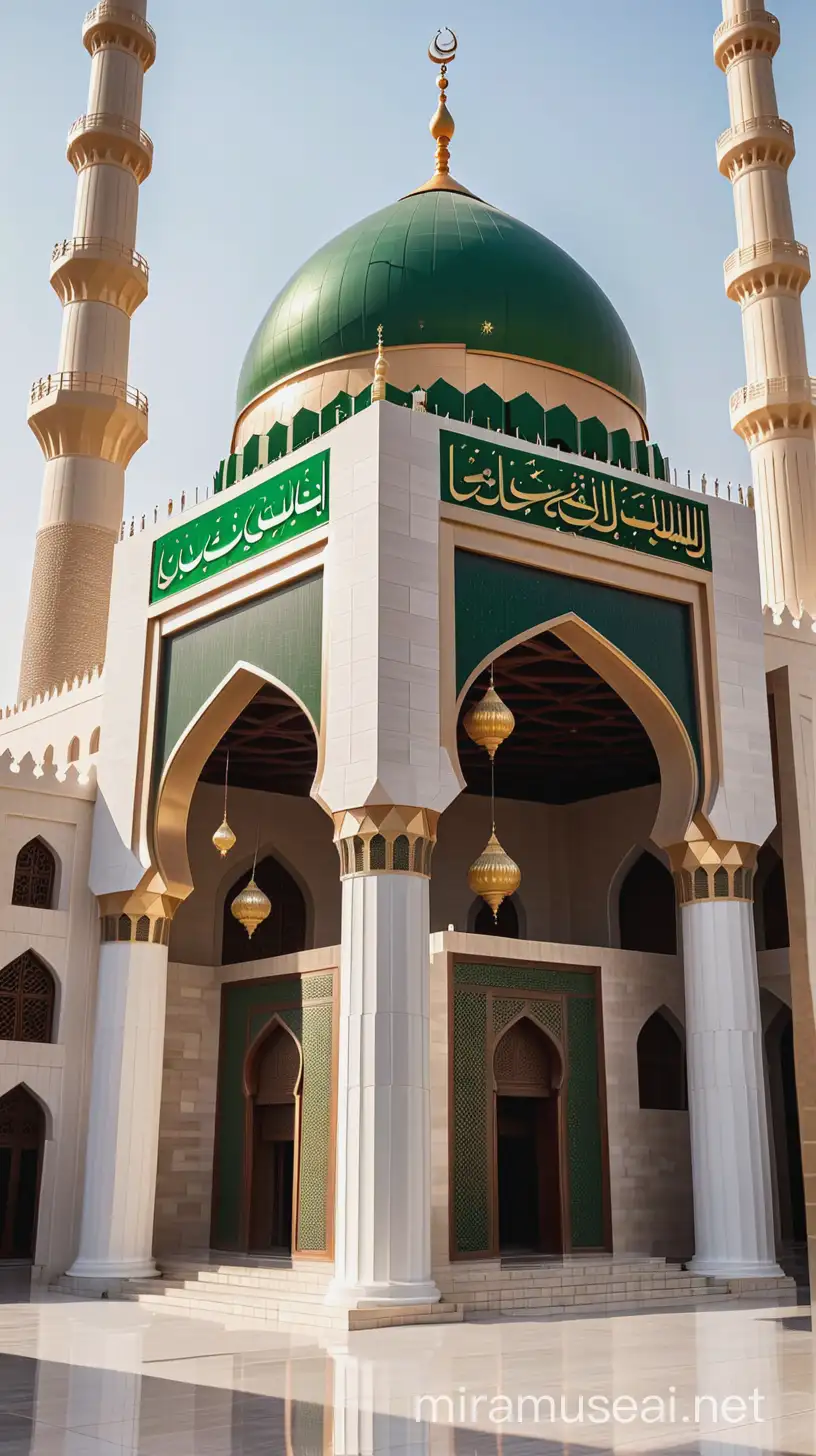 Build the shrine of Prophet Mohammed in Madina Munawwarah 