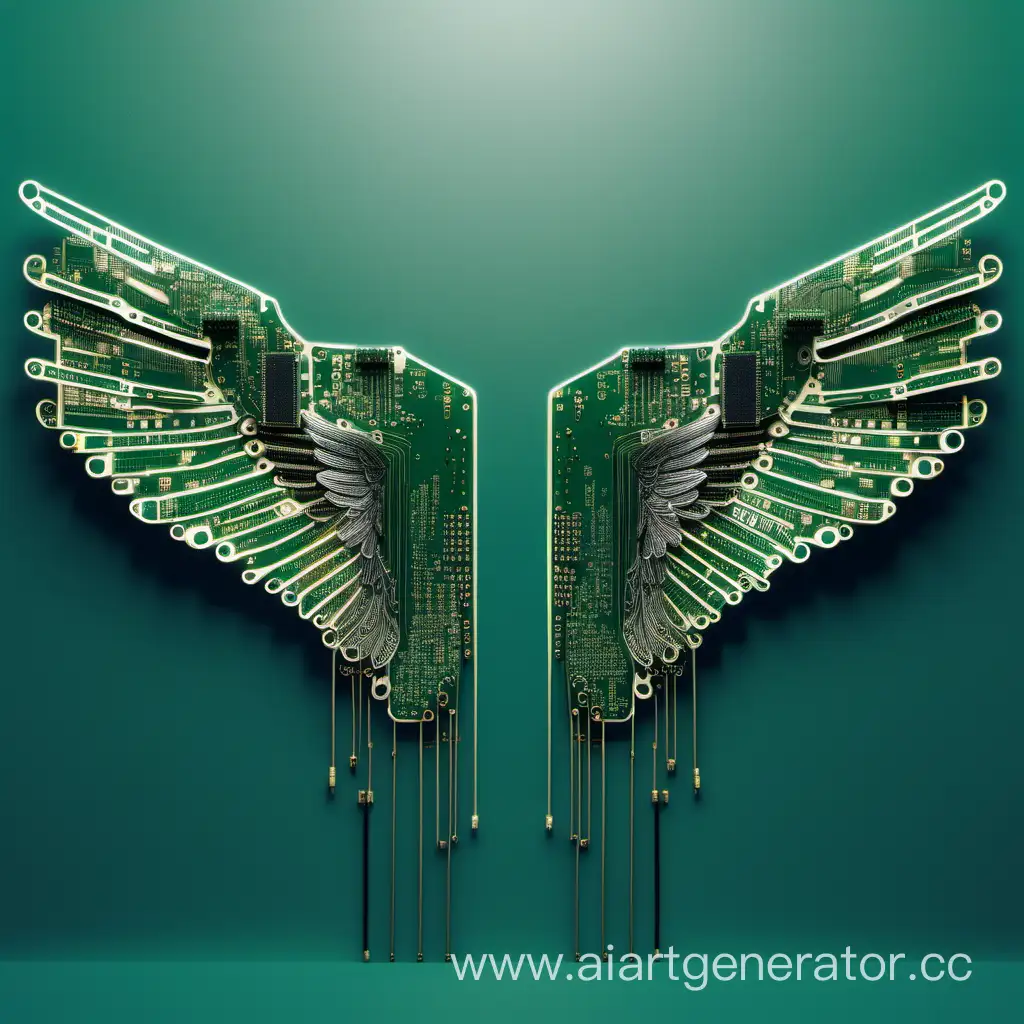 Futuristic-Cybernetic-Wings-with-Circuit-Board-Traces