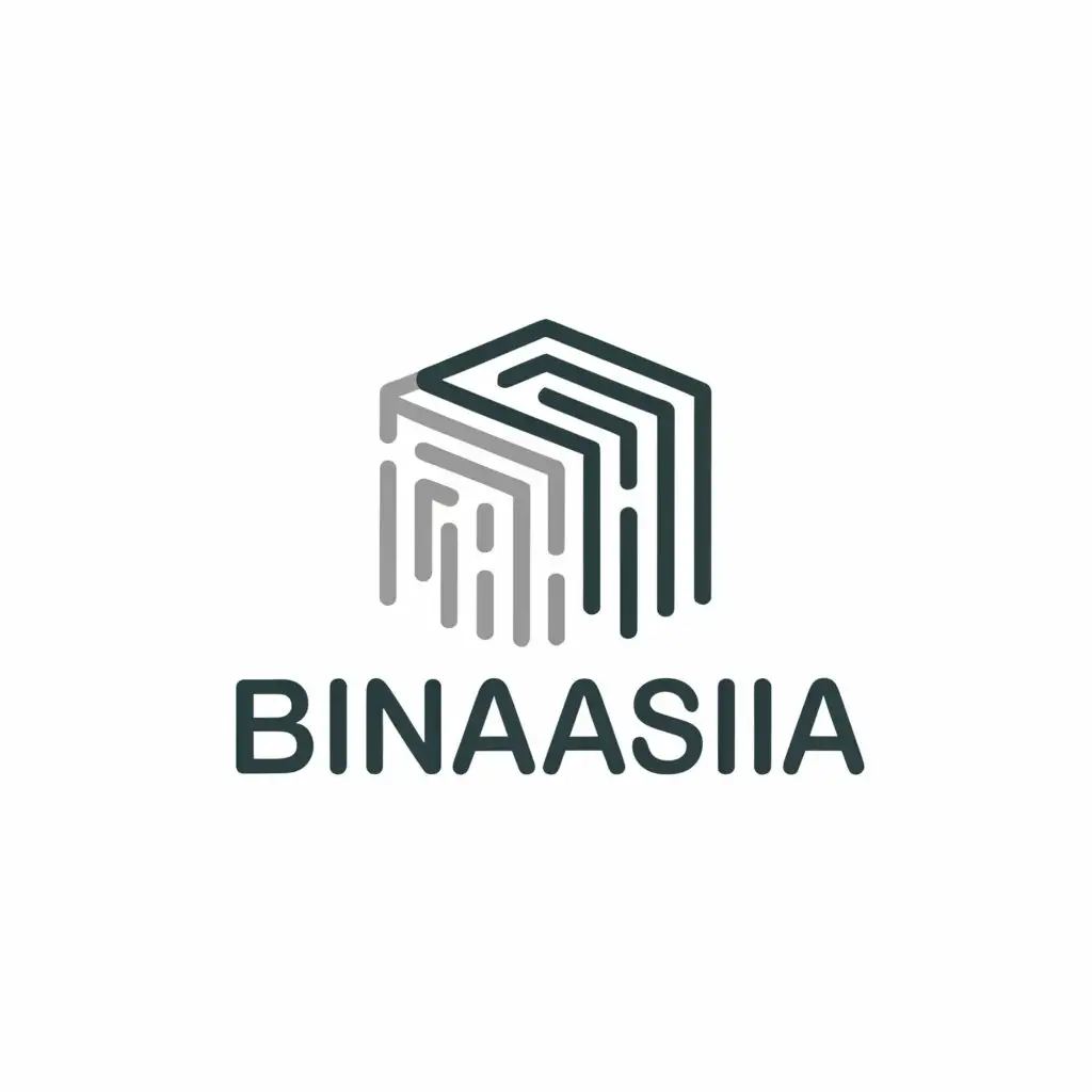 a logo design,with the text "bina asia", main symbol:building,Moderate,be used in Construction industry,clear background