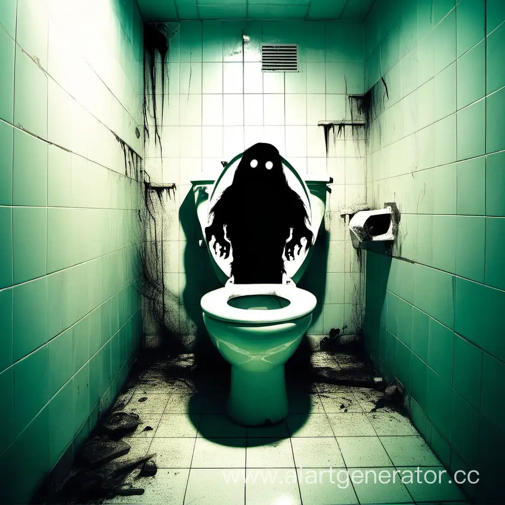 scary toilet