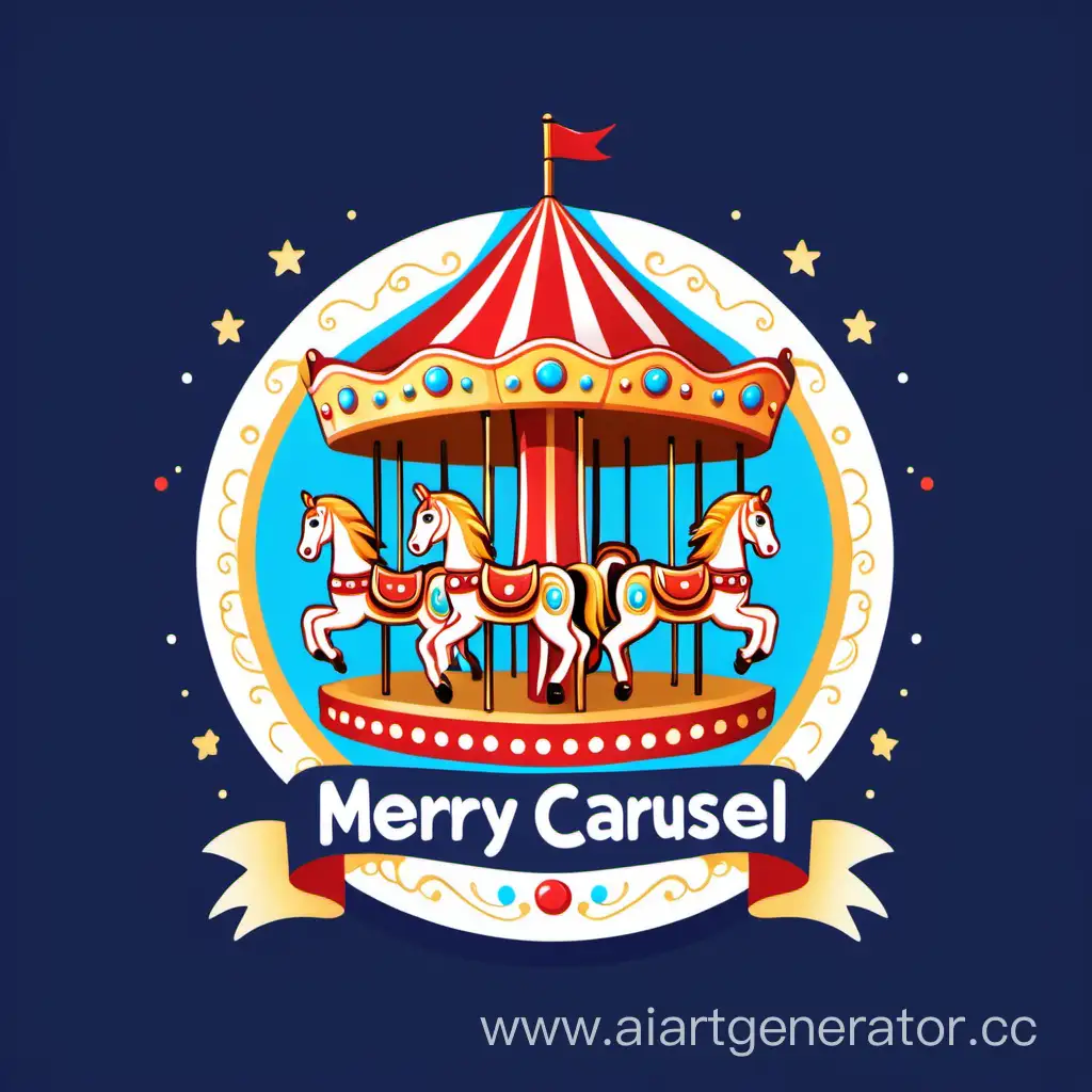 Charming-Logo-for-Merry-Carousel-Childrens-Cafe