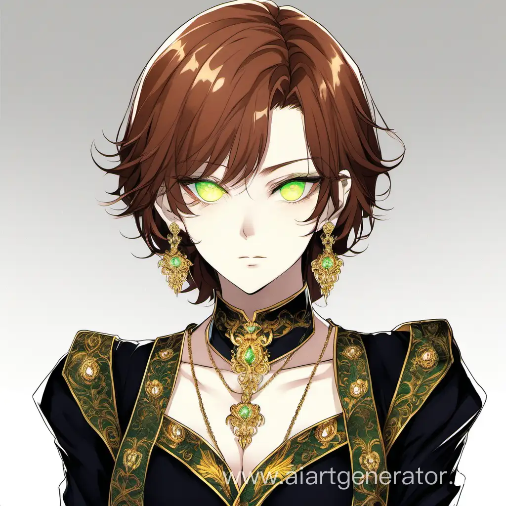 Aristocratic-Solo-Portrait-with-Chestnut-Hair-and-Green-Eyes