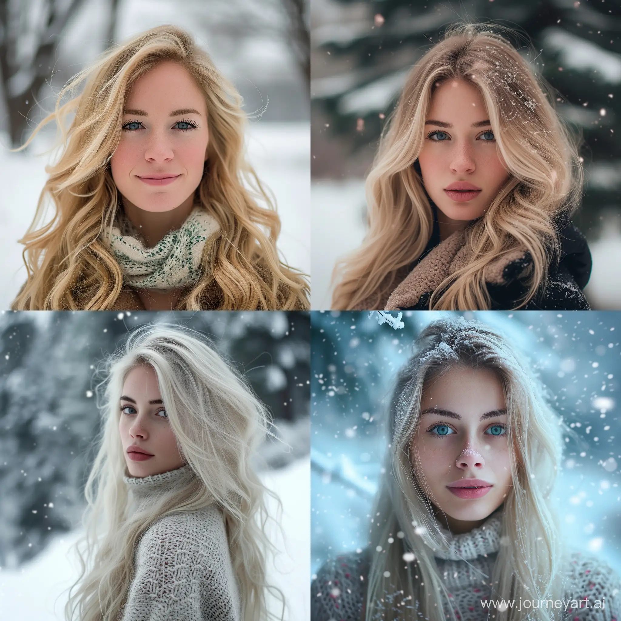 Captivating-Winter-Portrait-of-a-Blond-Woman-in-a-Snowy-Wonderland