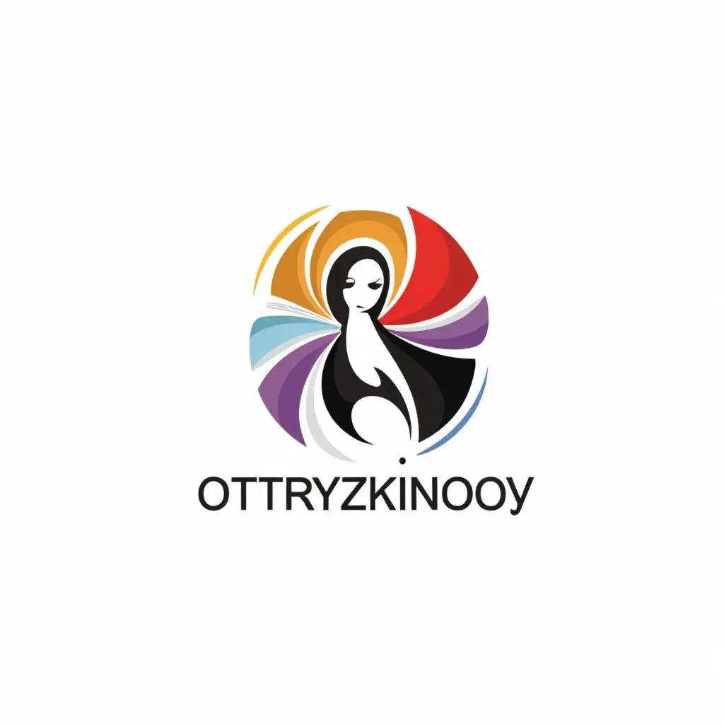 a logo design,with the text "OtRyzhkinoy", main symbol:Girl,Сложный,be used in Интернет industry,clear background