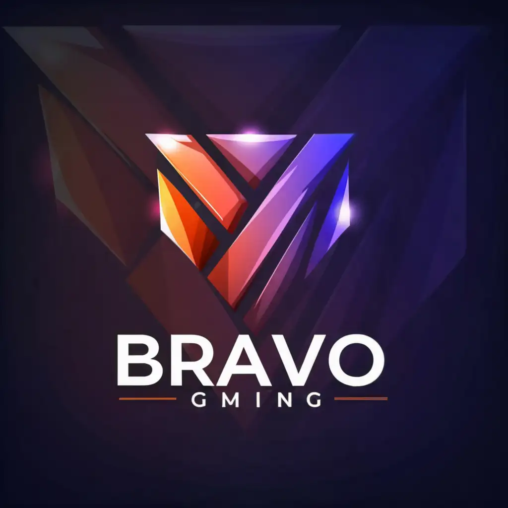 a logo design,with the text "Bravo gaming", main symbol:BARVO GMAING,complex,clear background