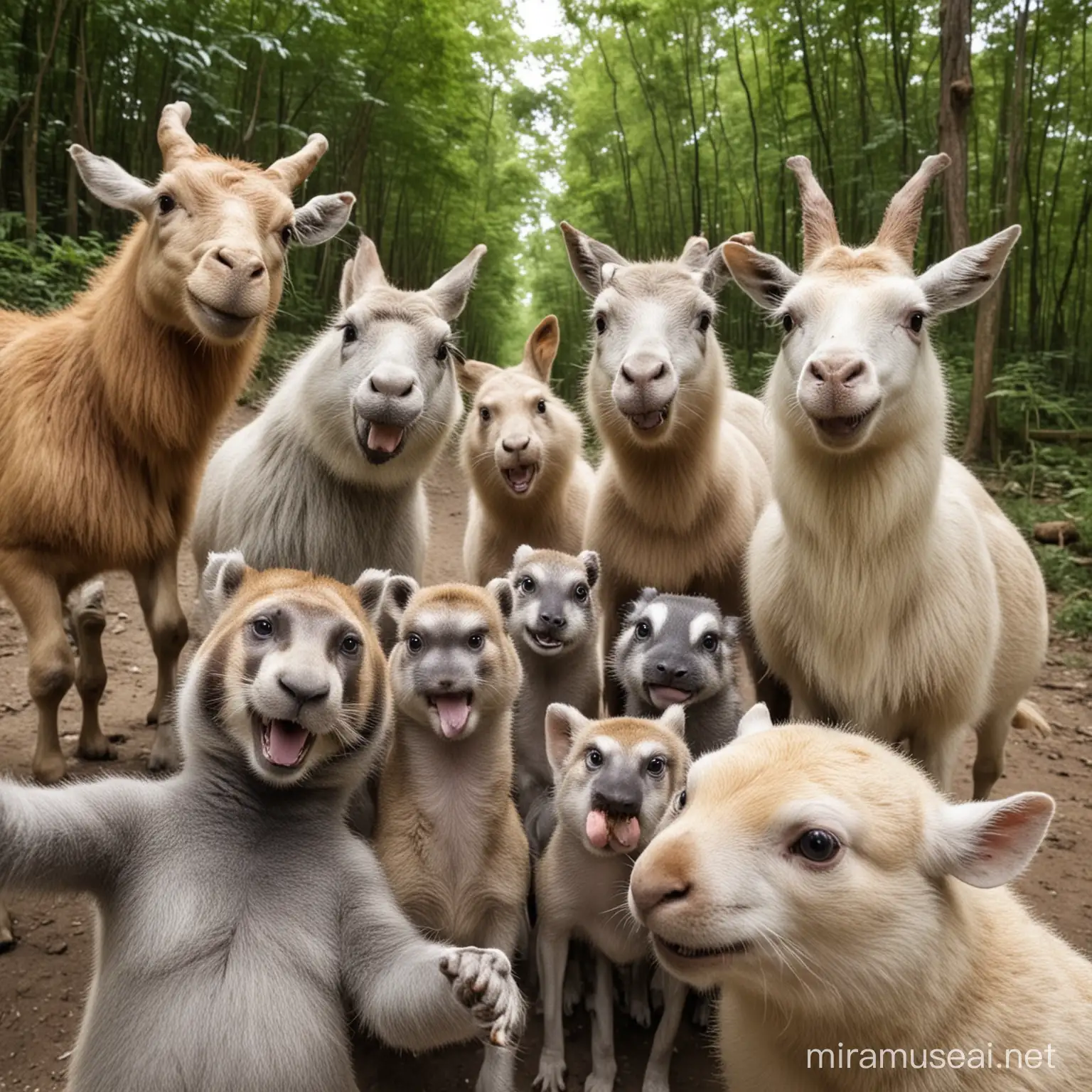 Adorable Animals Posing for Playful Selfies