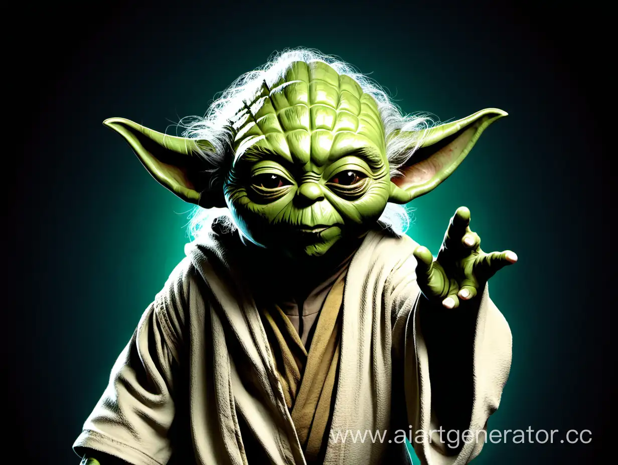 Yoda-Iconic-Character-from-Star-Wars-Series-Masterfully-Captured-in-AI-Art