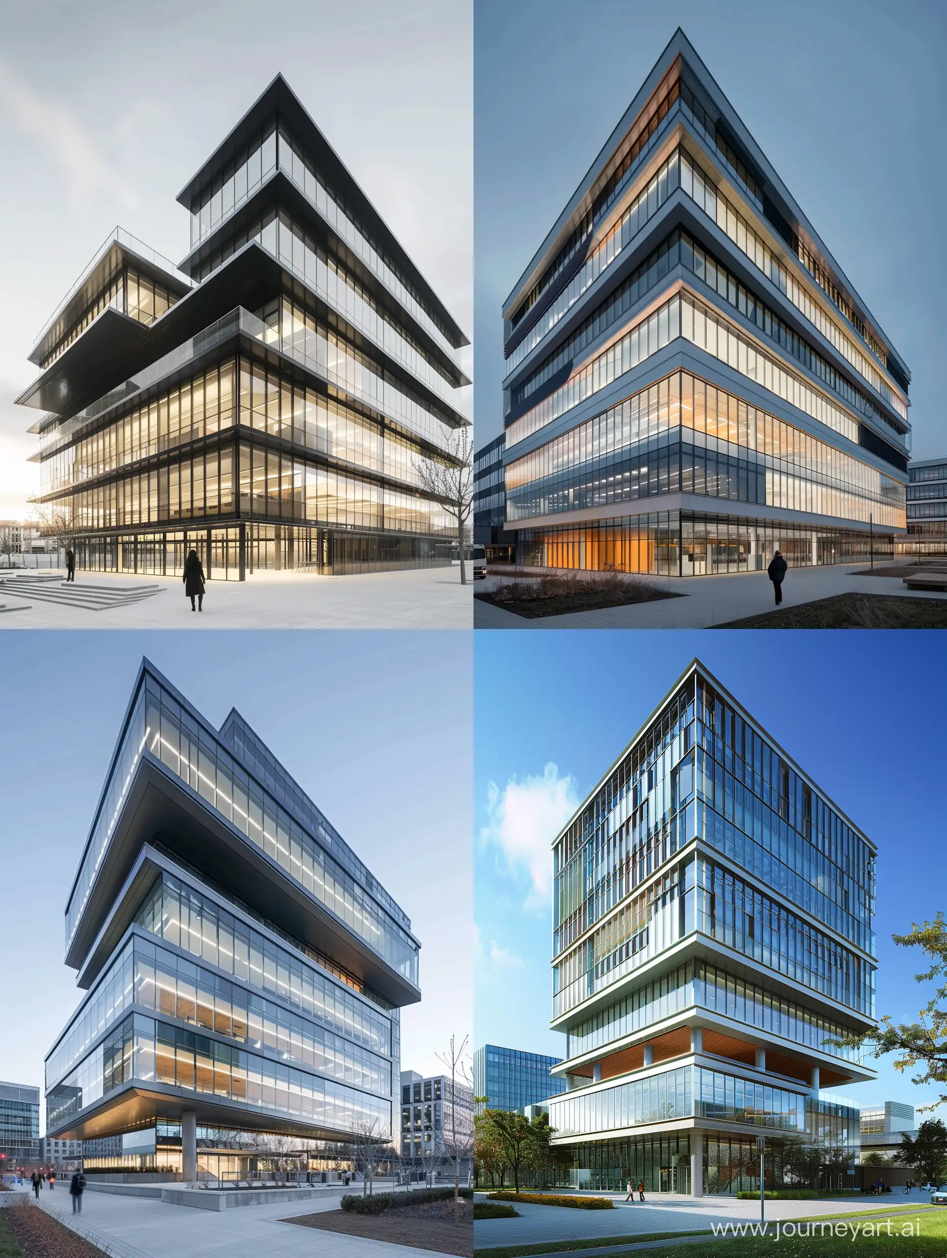 Modern-8Story-Architectural-Building-Contest-A-Perspective-View