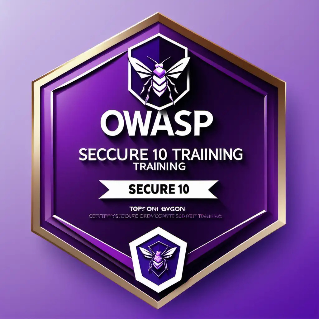 OWASP Top 10 Polygon Secure Coding Training Violet Badge Certificate