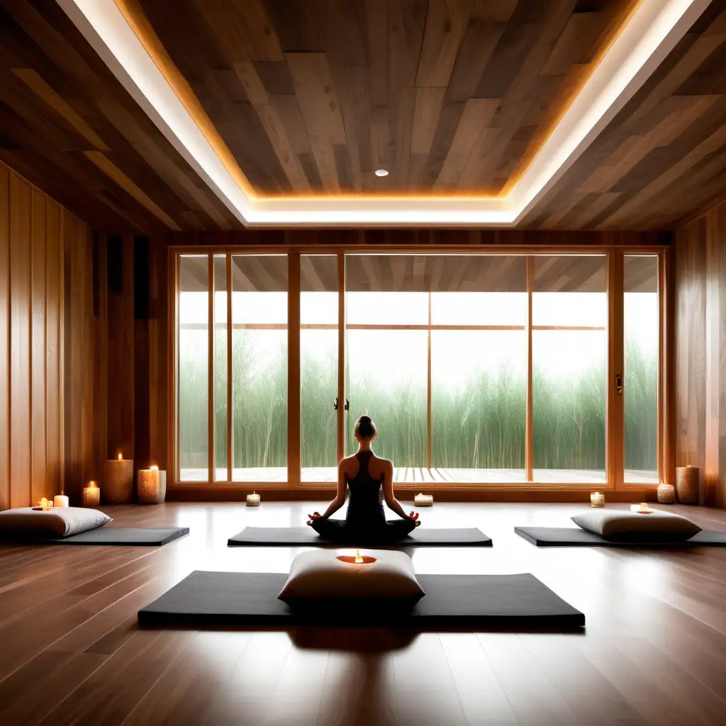 Luxurious Wellness Center Meditation Space Design